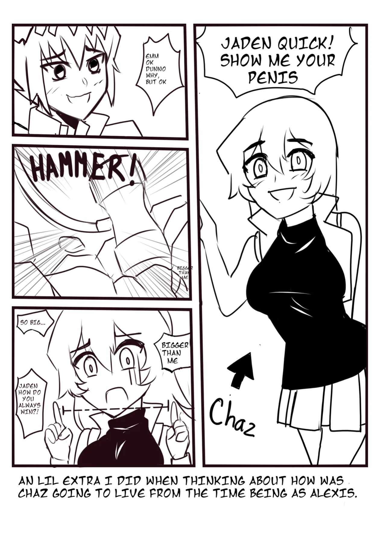 [TSFSingularity (Burning Moon Works)] Alex-is-Chazz!? (Yu-Gi-Oh! GX)