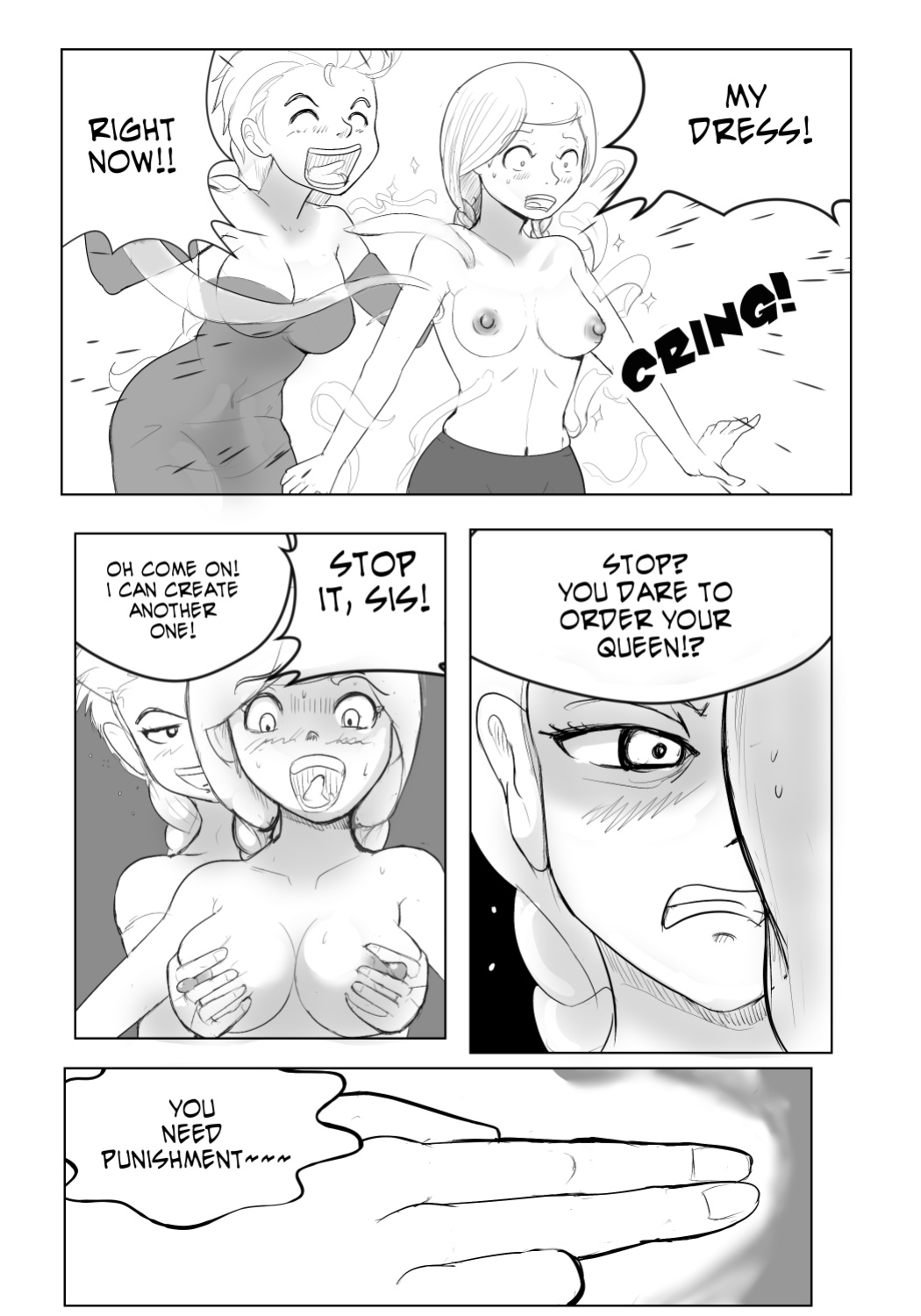 [wulfsaga] Elsa Hangover (Frozen)