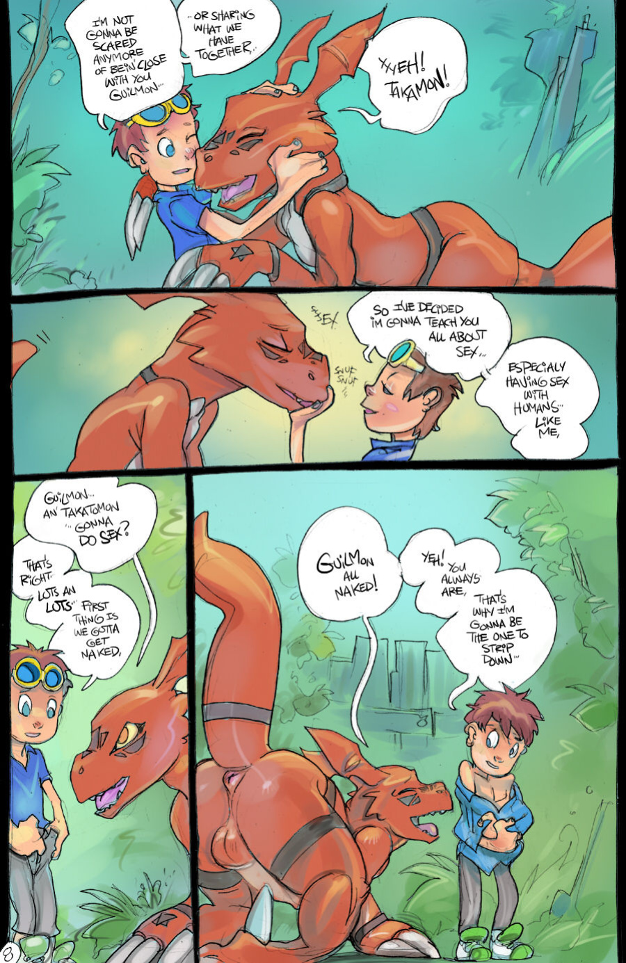 [Mamabliss] Sex Ed (Digimon Tamers)