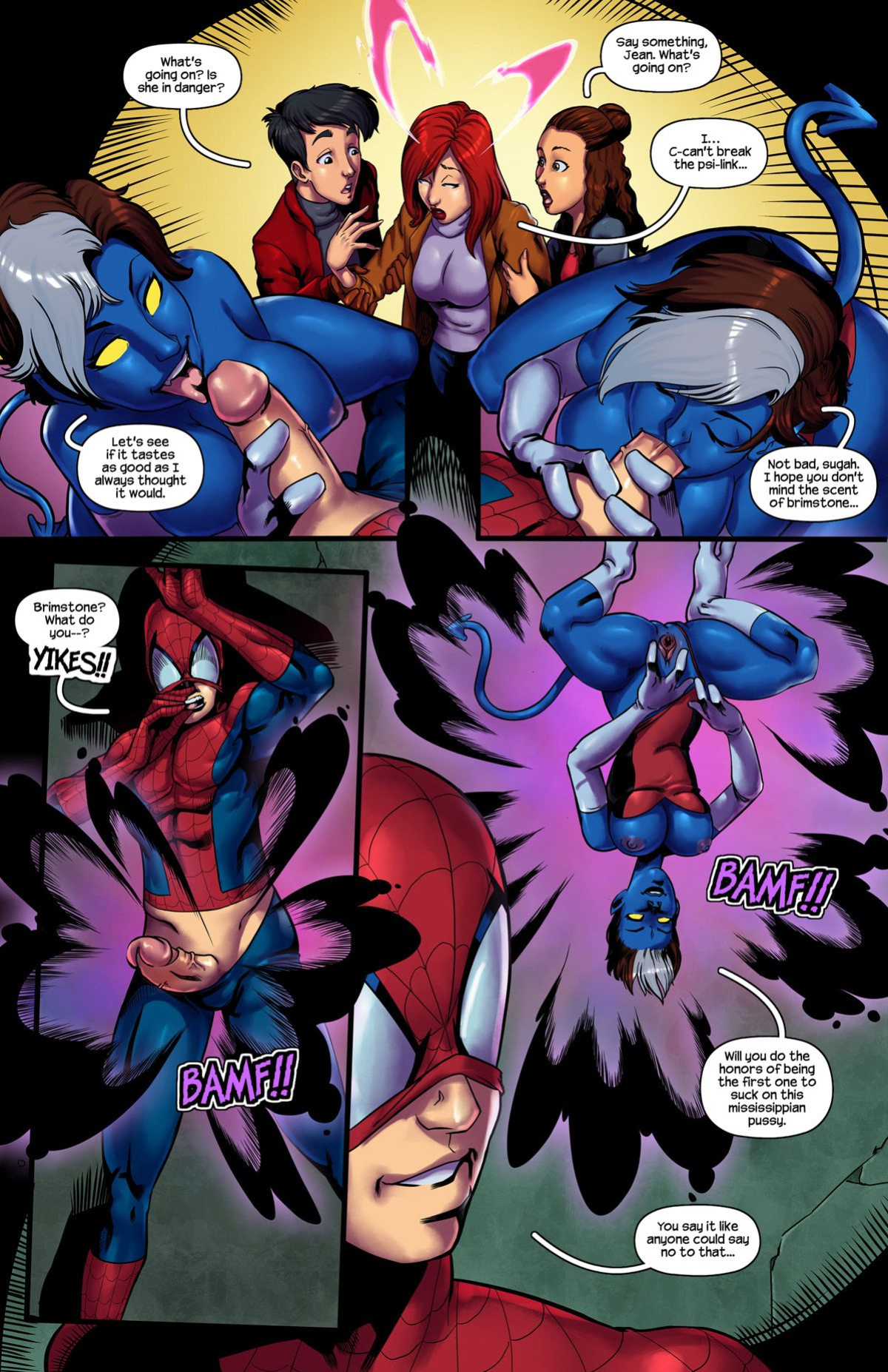 [Sketch Lanza] Indigo Allure (Spider-Man)