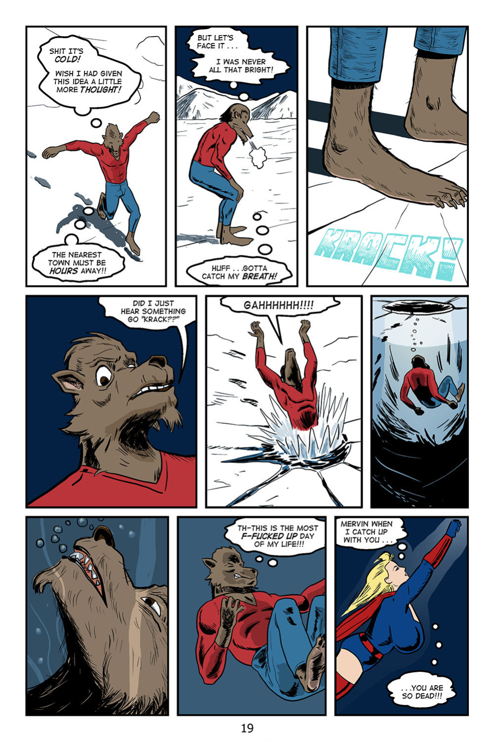 [Darrell San] Blonde Marvel - Mervin The Monster