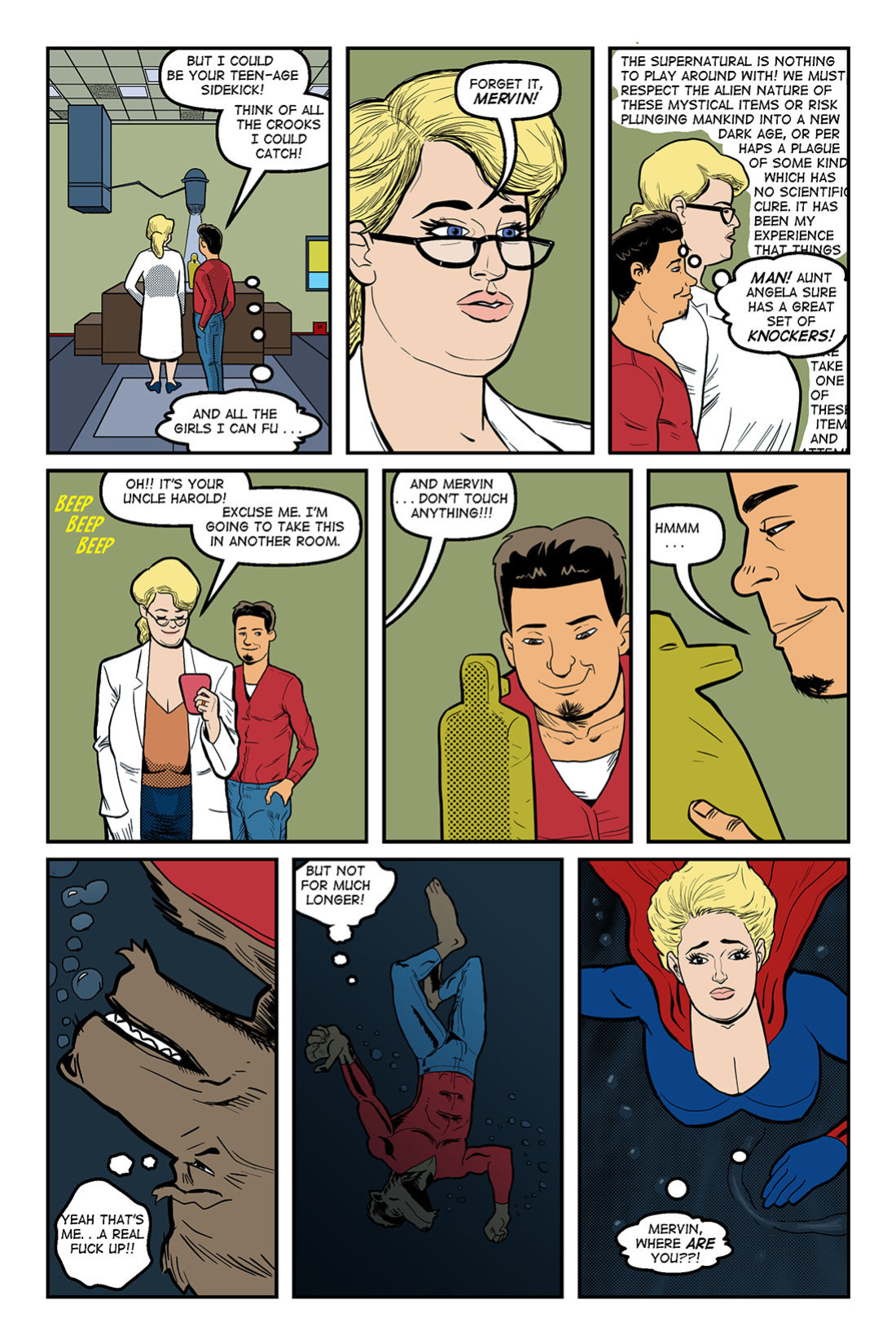 [Darrell San] Blonde Marvel - Mervin The Monster