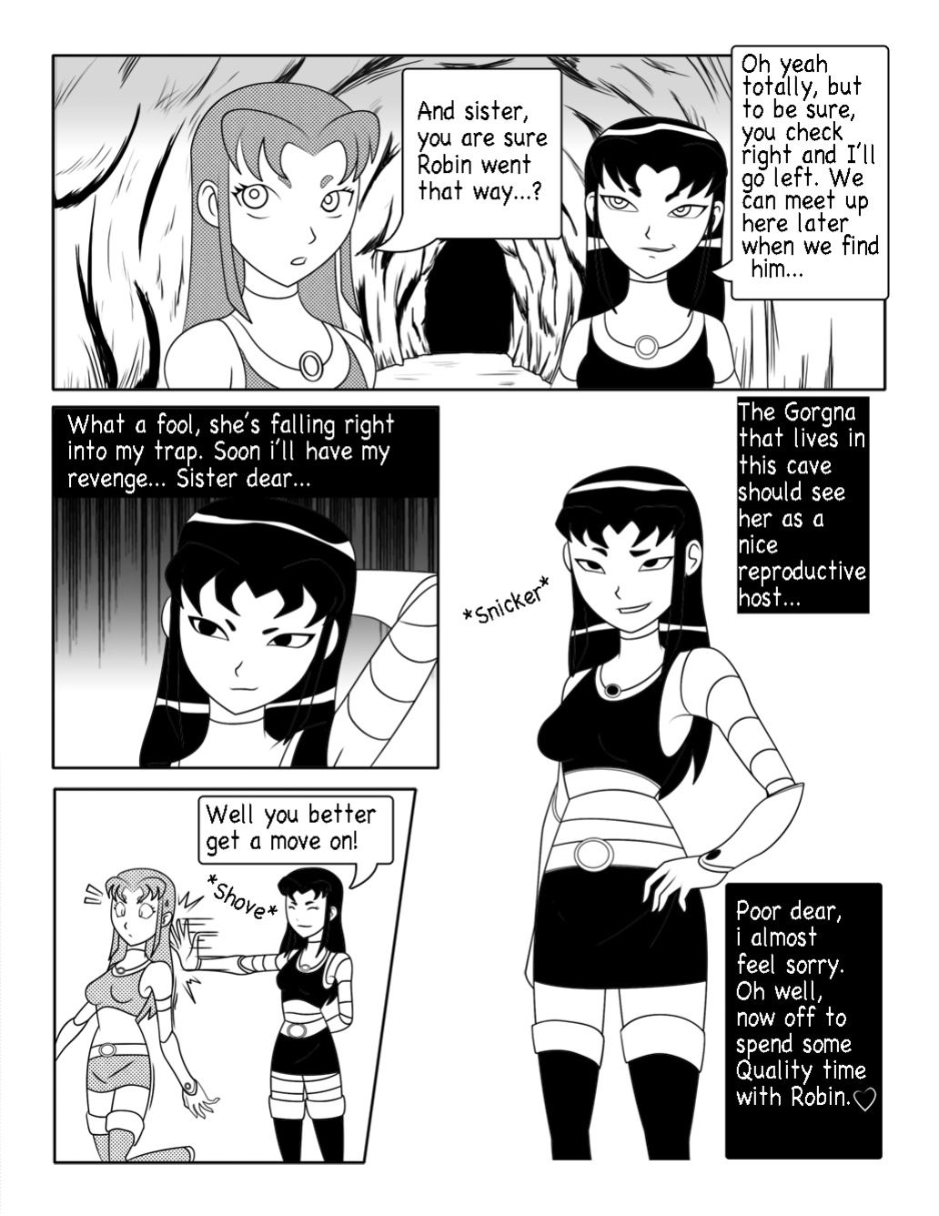 [YuumeiLove] Blackfire's Punishment (Teen Titans)