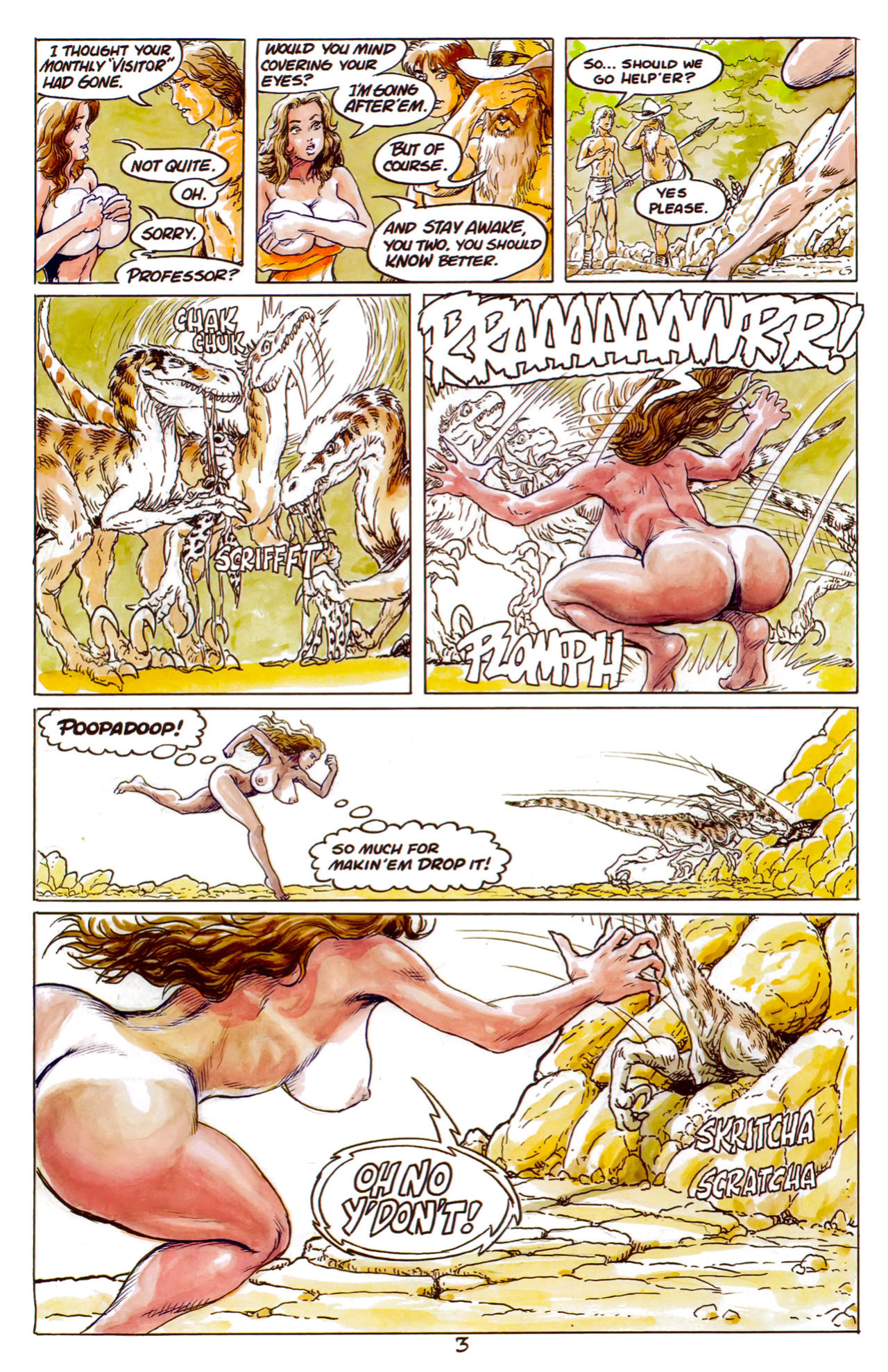 Cavewoman Jungle Tails 2 [Color]
