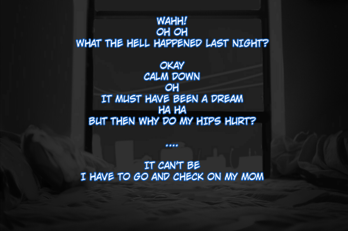 [symebyte] Mom is acting weird tonight.