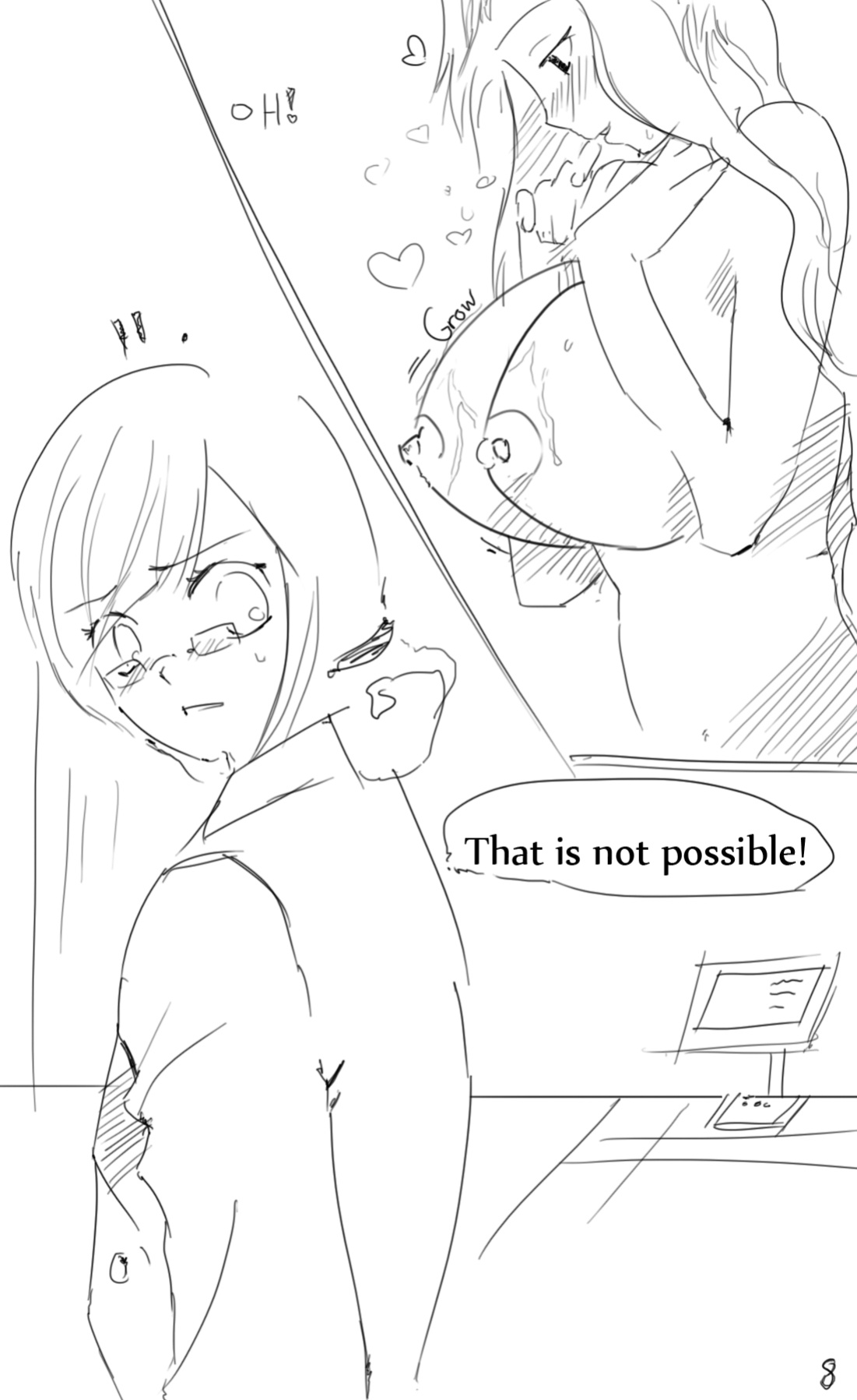 [mightyboobs] Transformation Grow (+ extra pages)