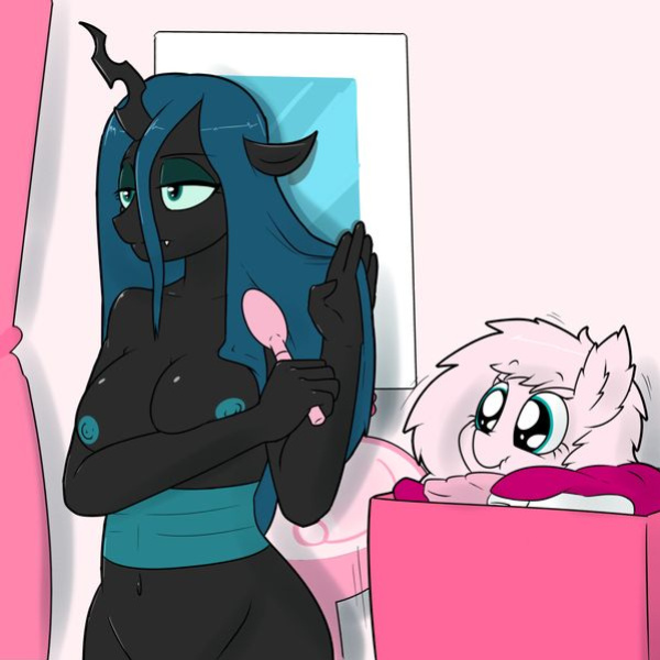Unespected Checkup and Shower Time with fluffle puff and queen chrysalis