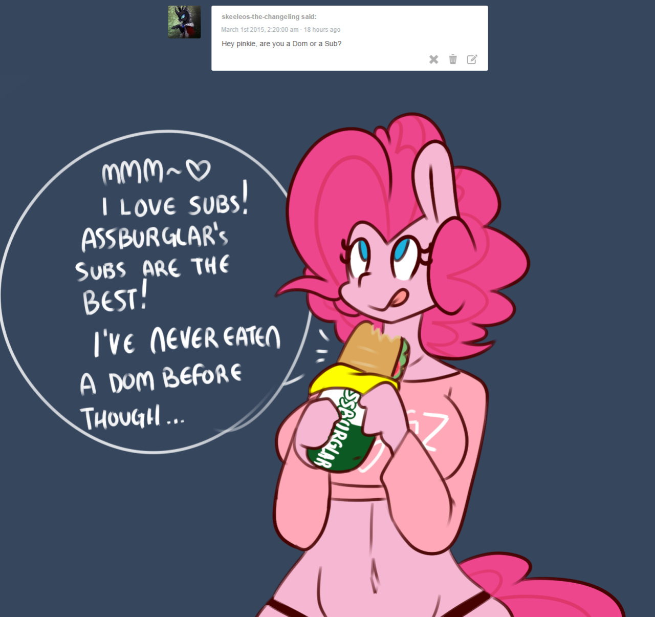 [Somescrub] Hugtastic Pinkie Pie