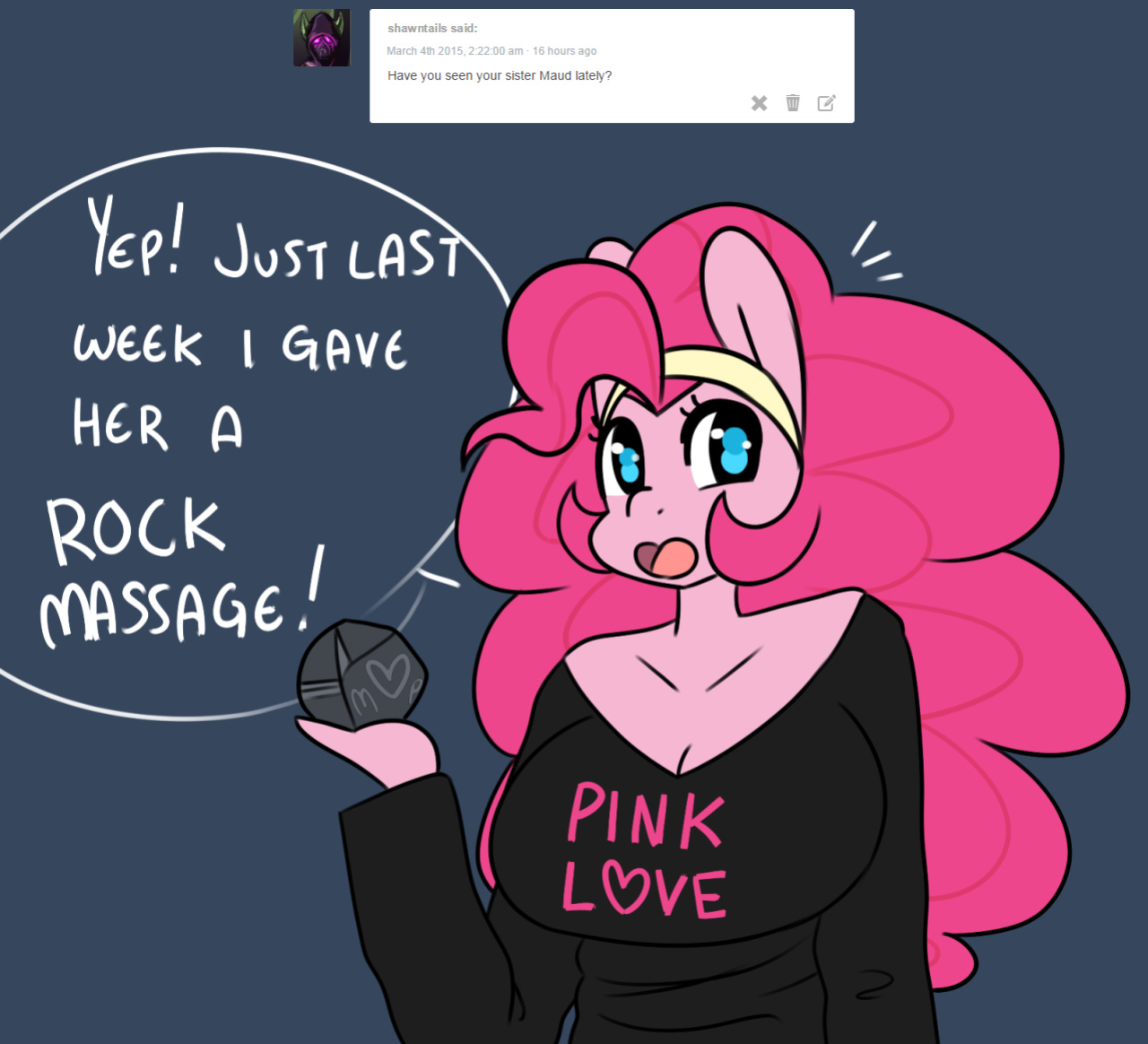 [Somescrub] Hugtastic Pinkie Pie