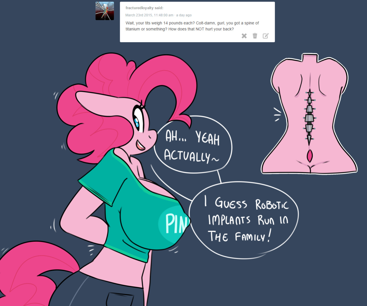 [Somescrub] Hugtastic Pinkie Pie