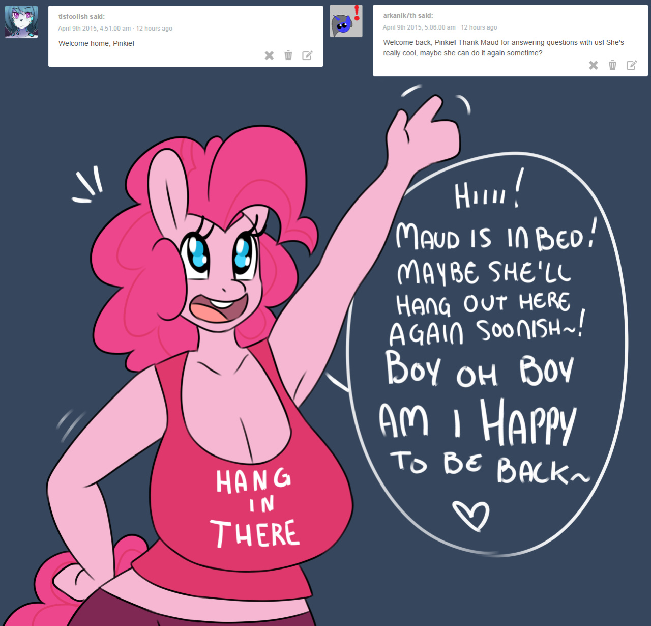 [Somescrub] Hugtastic Pinkie Pie