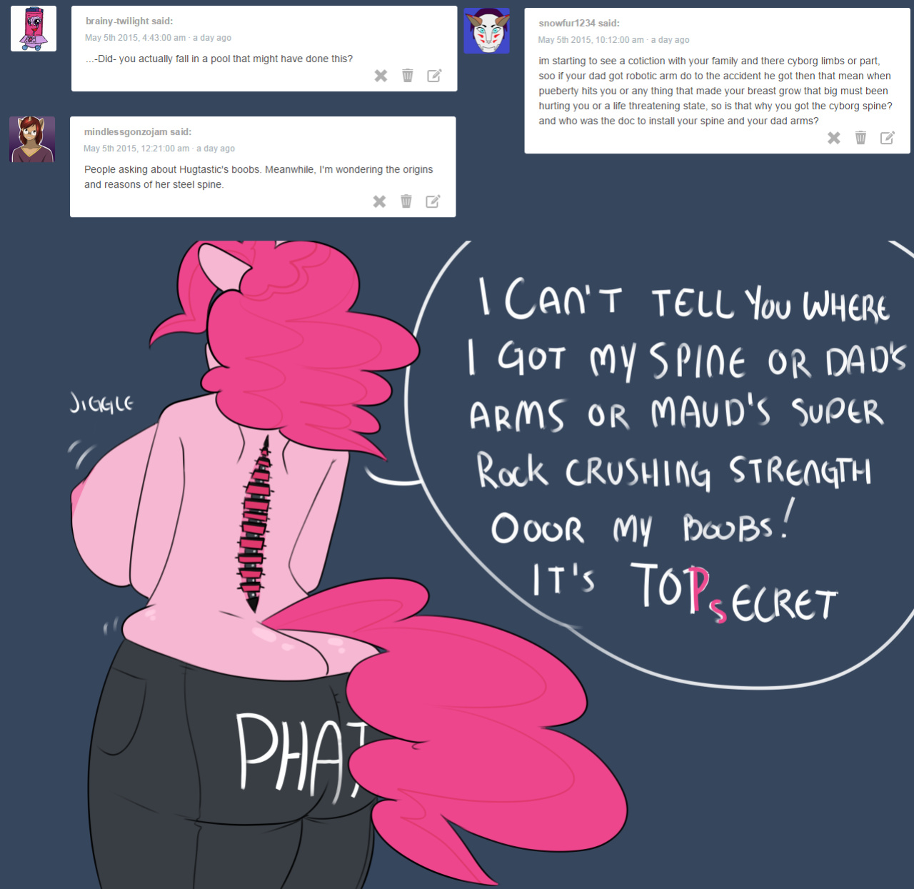 [Somescrub] Hugtastic Pinkie Pie