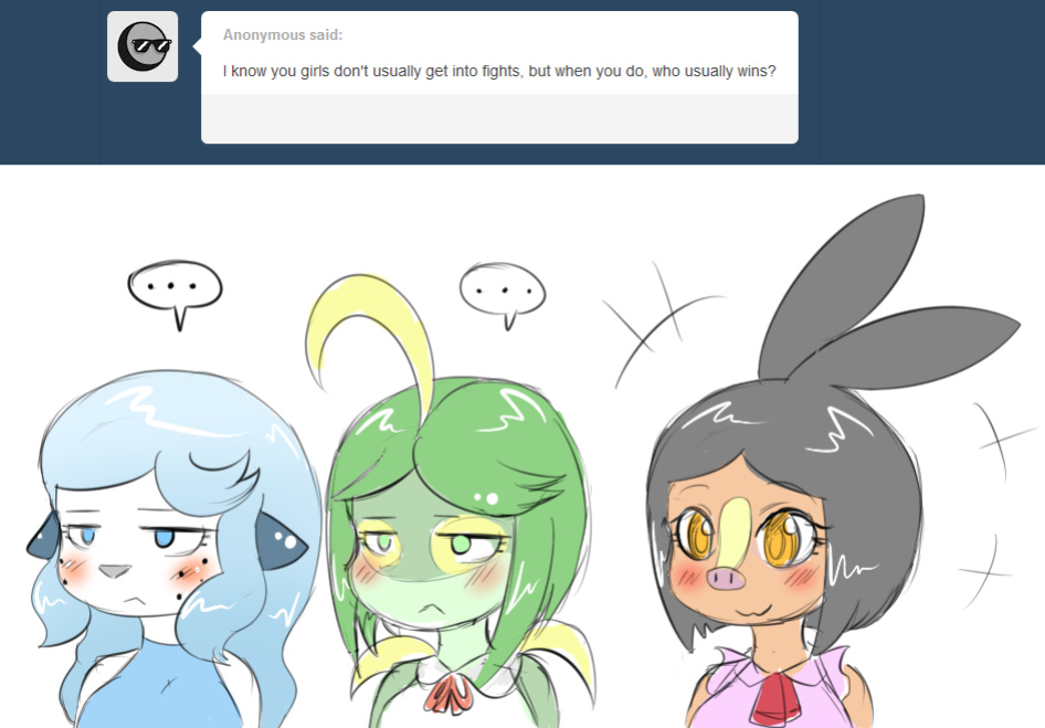 [Basketgardevoir] Ask Bg's Starters (Pokemon)