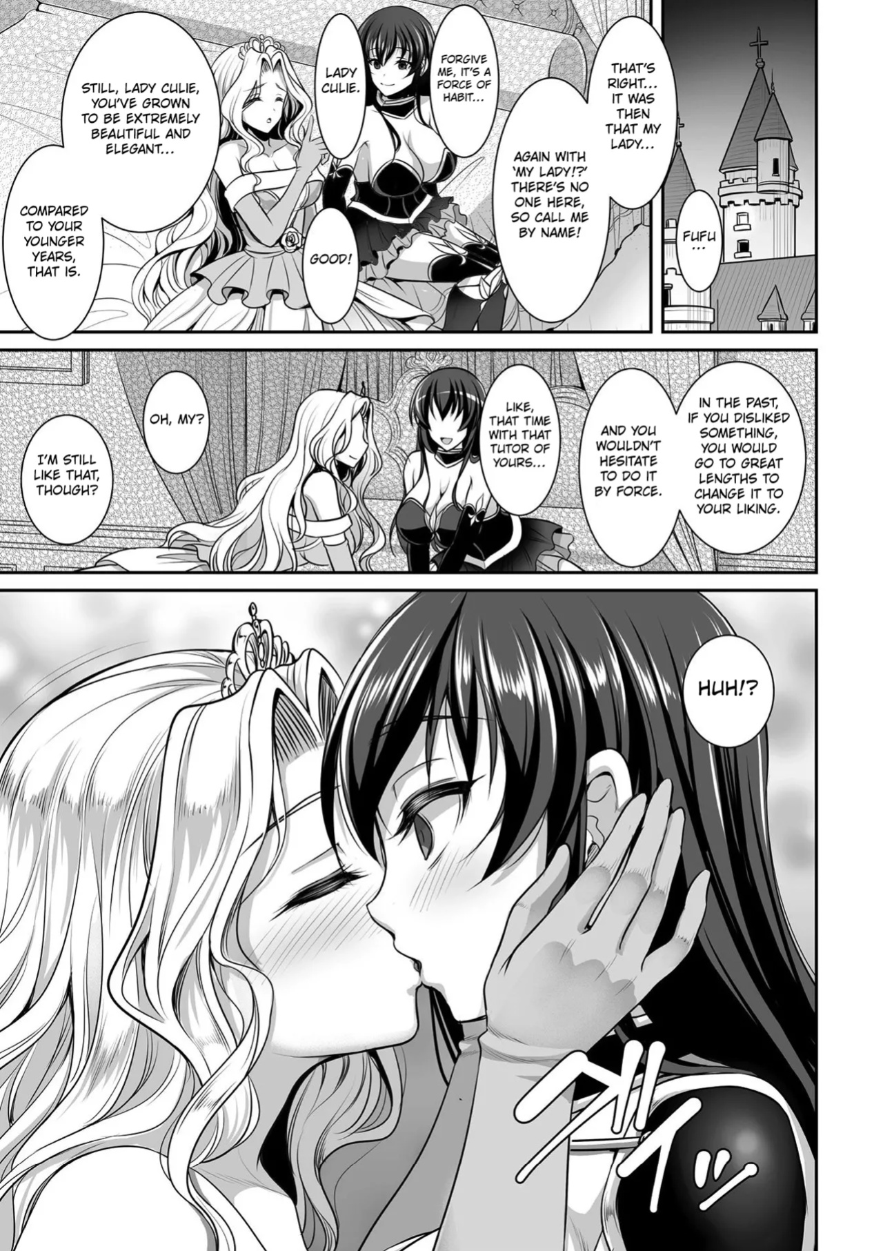 [Son Yohsyu] The White Lily Princess And The Black Lily Knight ([Anthology] 2D Comic Magazine Gachi-Lez Ryoujoku de Kairaku Otoshi Vol. 1) [Kuraudo]