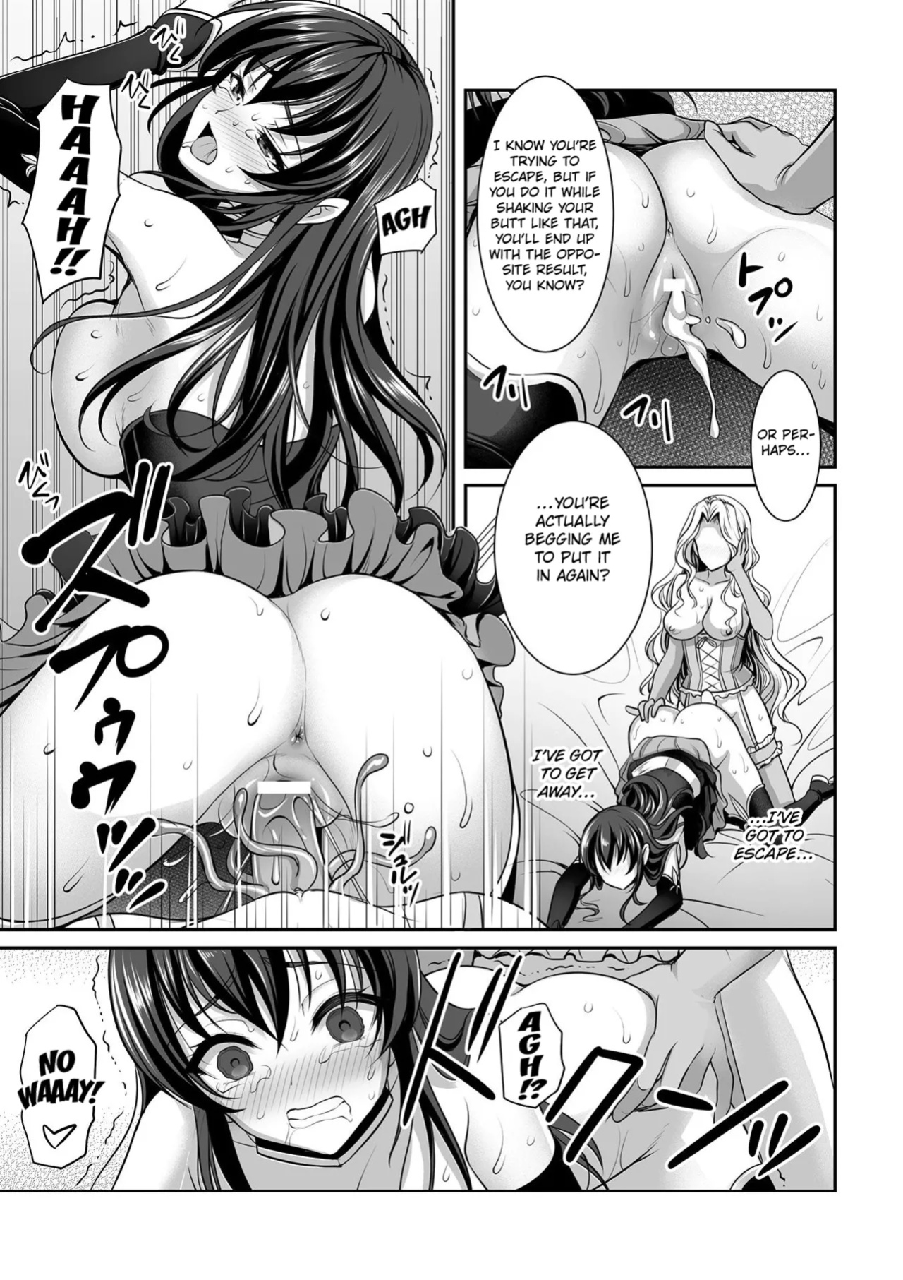 [Son Yohsyu] The White Lily Princess And The Black Lily Knight ([Anthology] 2D Comic Magazine Gachi-Lez Ryoujoku de Kairaku Otoshi Vol. 1) [Kuraudo]