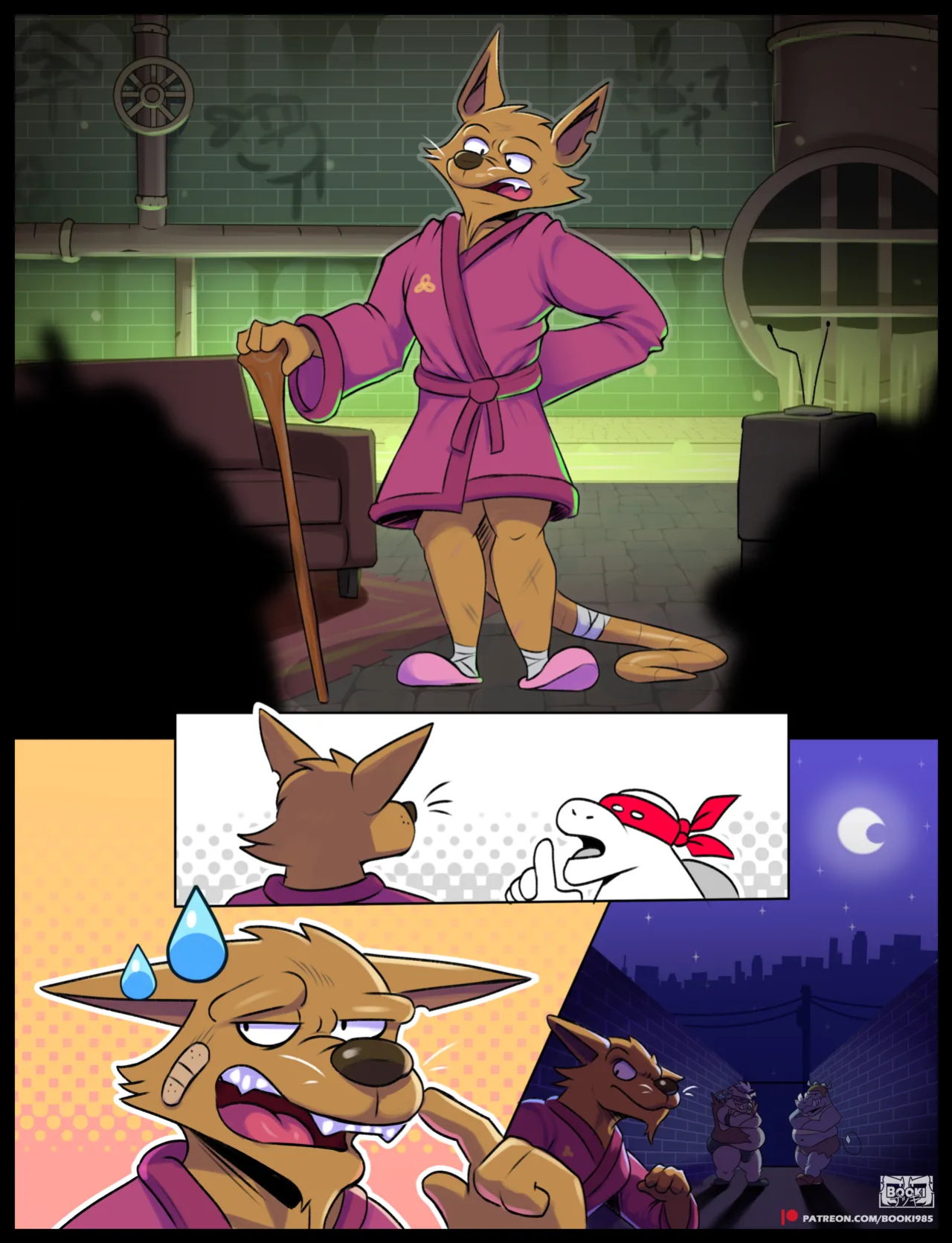[El Booki] Splinter Gets Spitroasted