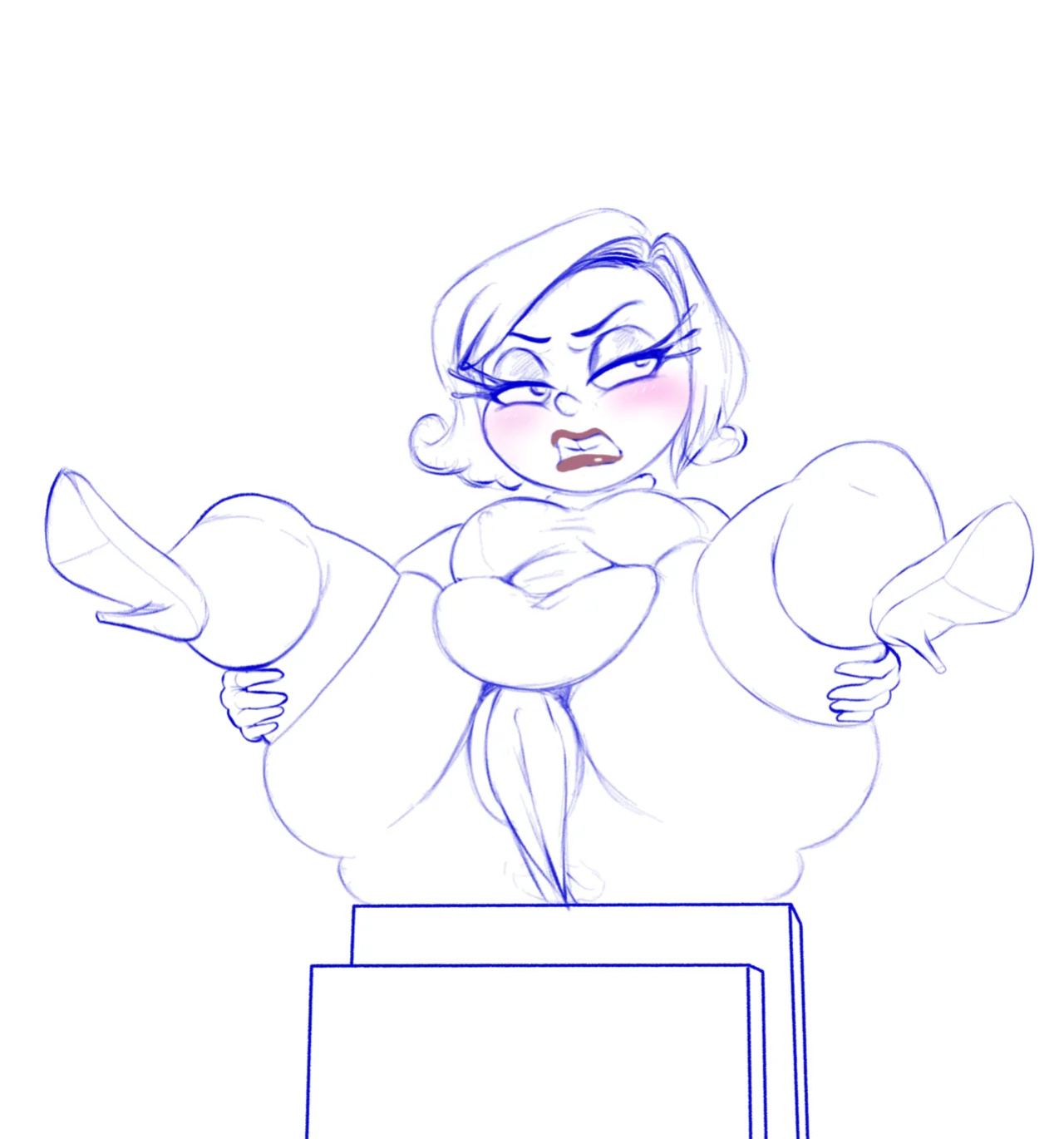 [ImaDeeJ] Disgust's Bottom-Heavy Ass Show (Inside Out)