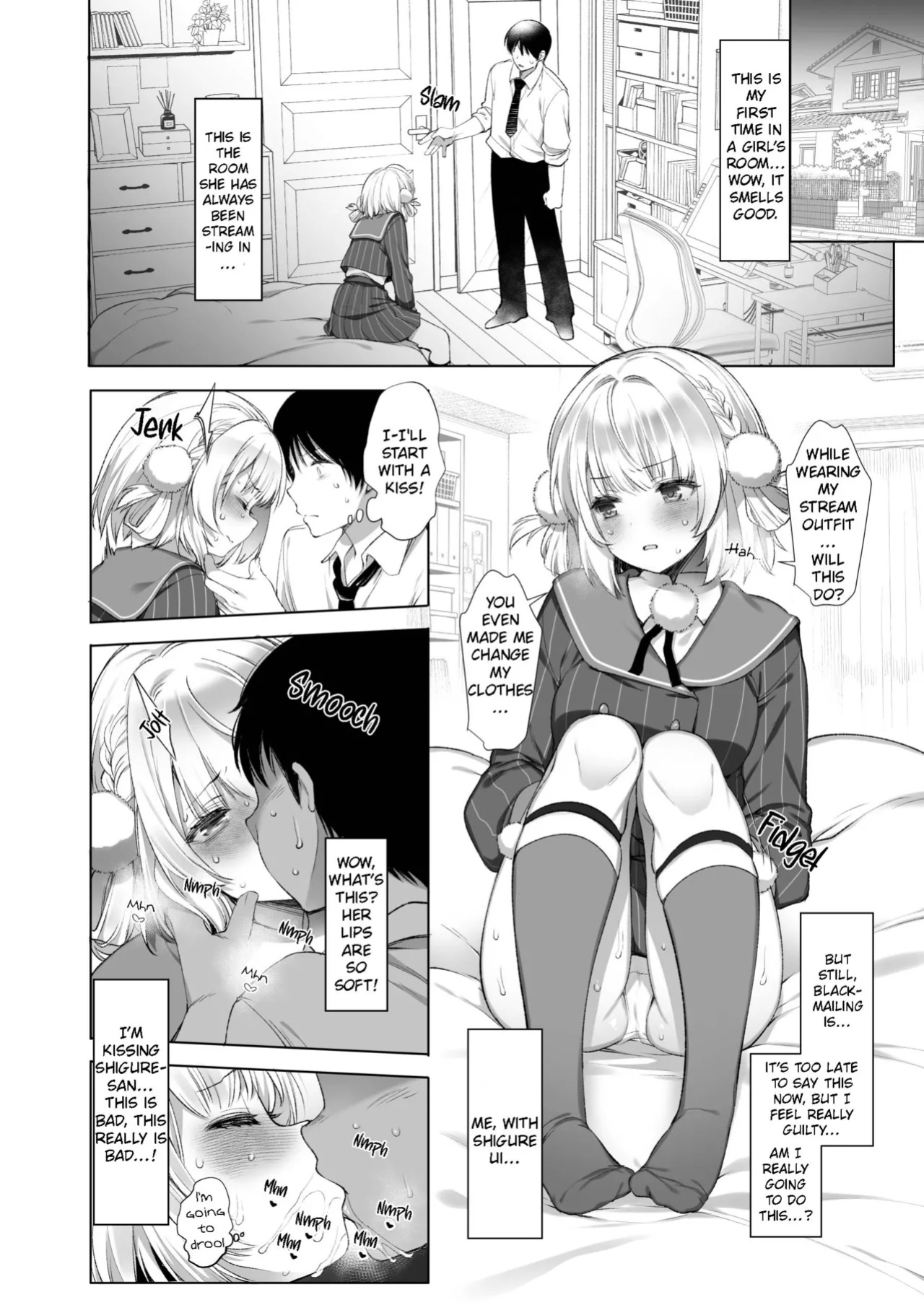 [French letter (Fujisaki Hikari)] Idol Haishinsha Shigure Ui Naisho no Douga Haishin 2 (Shigure Ui) [ShizuruTL]