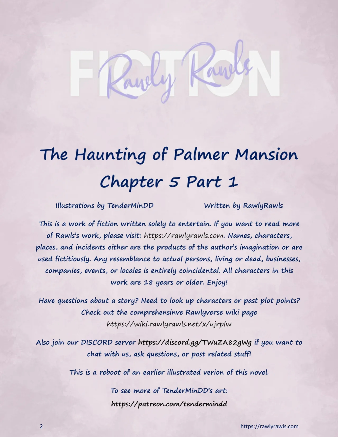 [TenderMinDD & RawlyRawls] The Haunting of Palmer Mansion Chapter 5