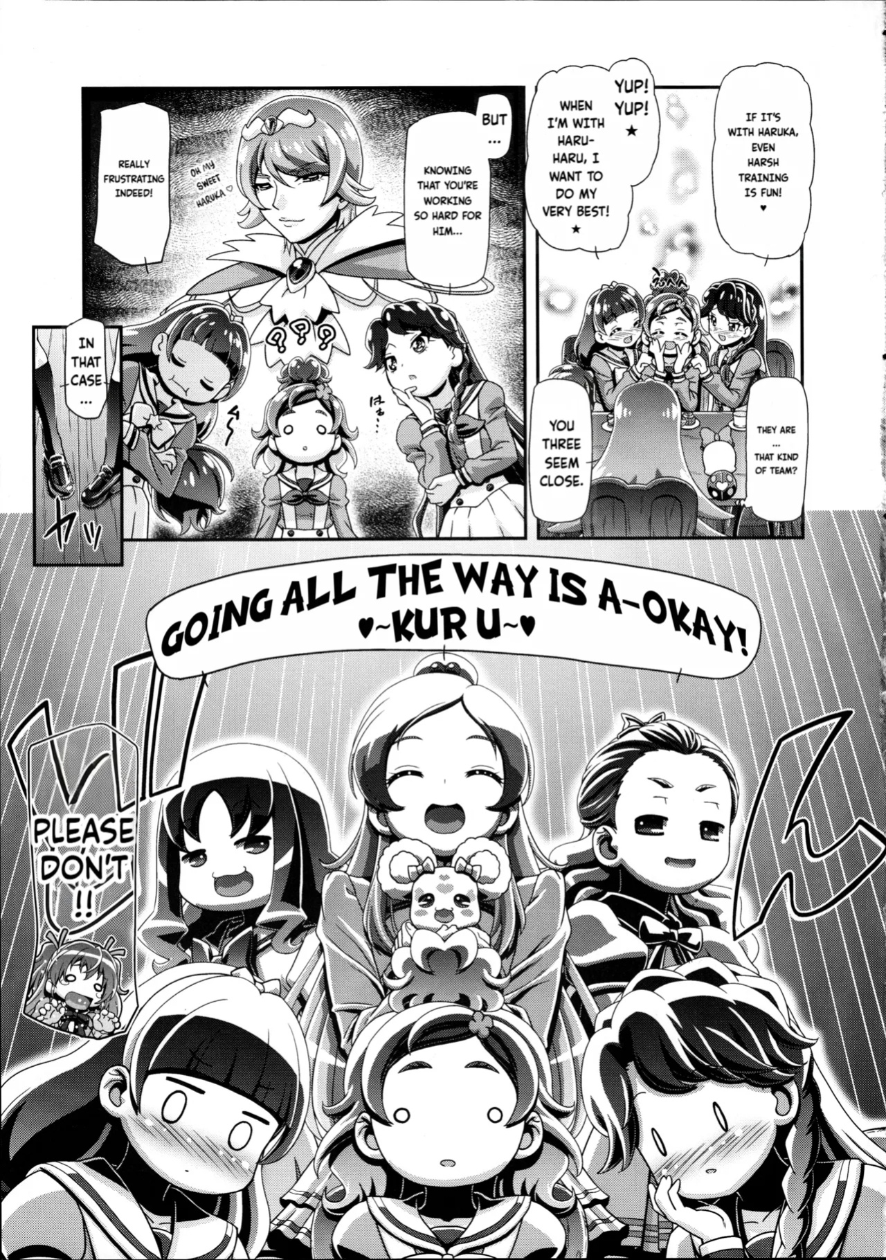 (C88) [Gambler Club (Kousaka Jun)] Princess PuniCure + Haru Haru no Turn | Princess PuniCure + Haru Haru's Turn (Go! Princess PreCure) [Fallen Games]