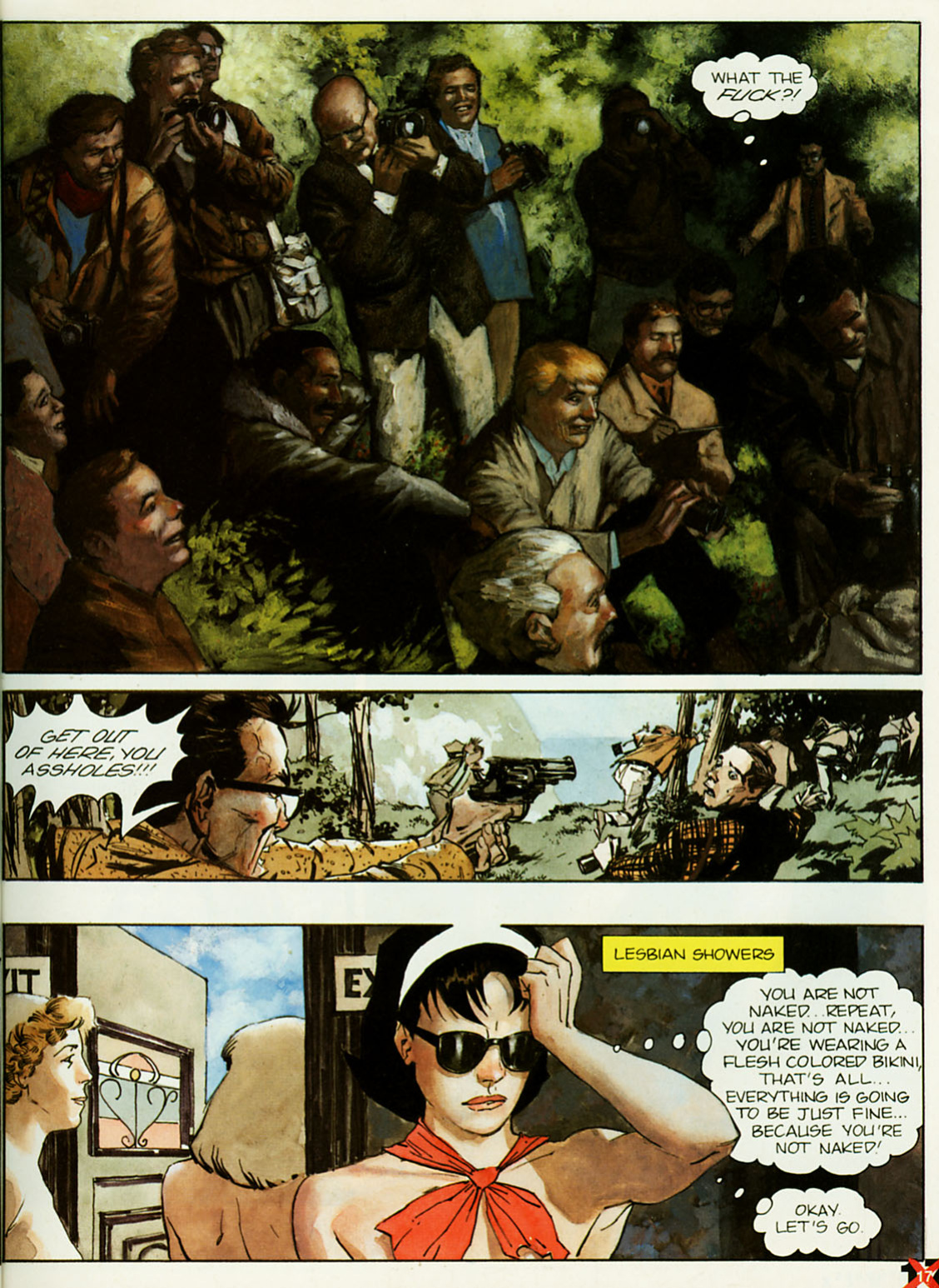 Terror In the Lesbian Nudist Colony