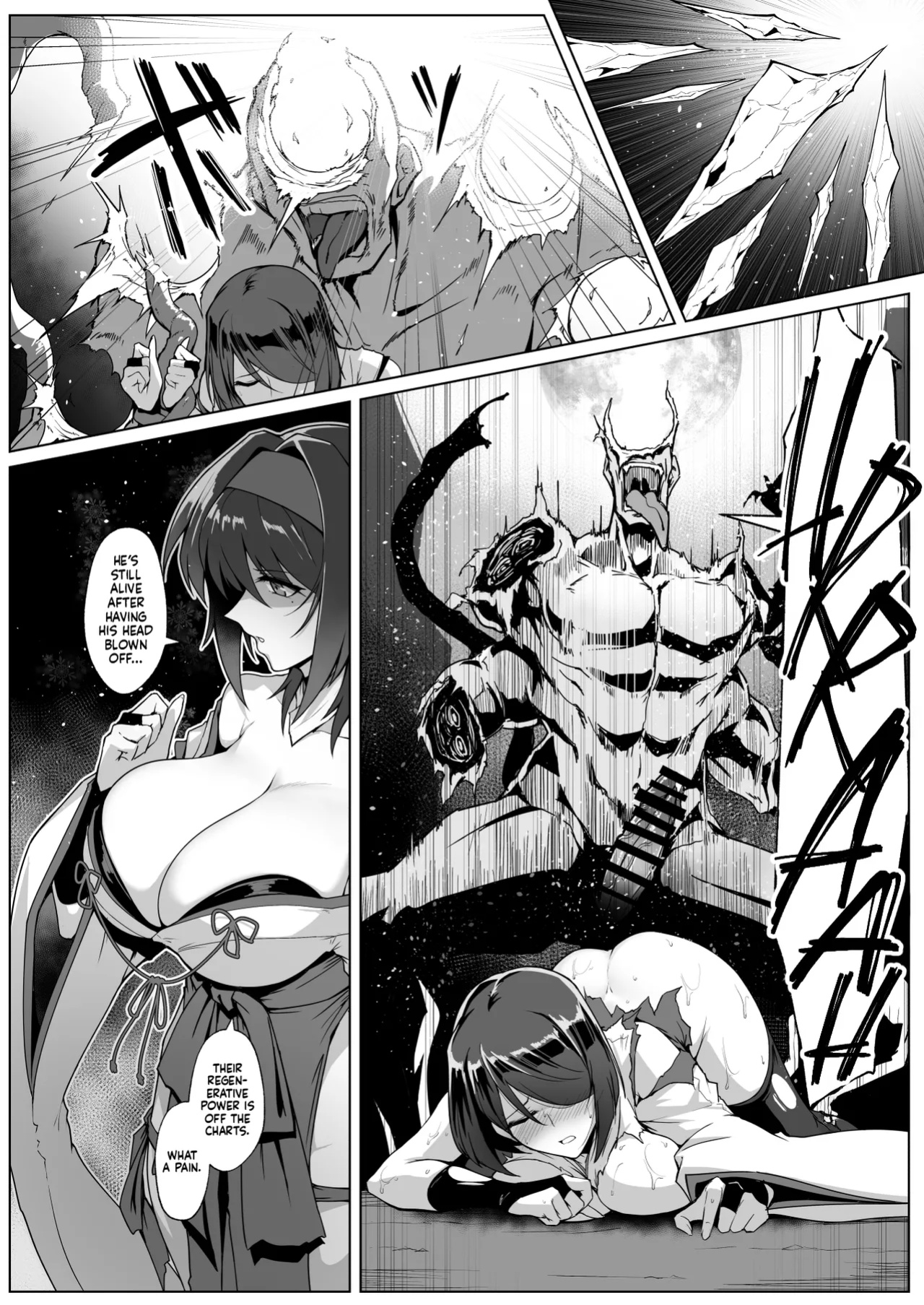 [Hokkebain! (Halcon)] Hama no Miko Ingoku ni Otsu | Exorcist Maidens: The Fall to Lustful Hell [Shiromaru]