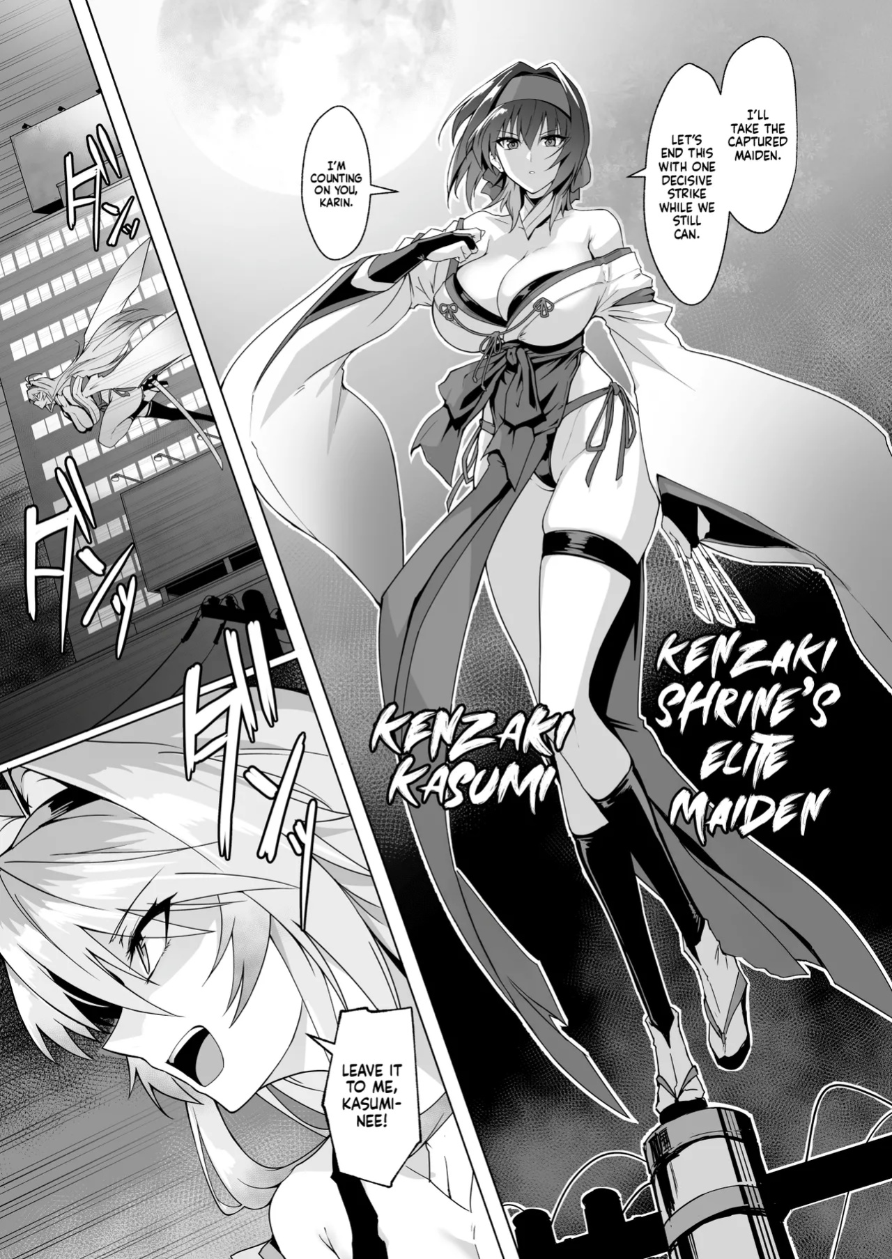 [Hokkebain! (Halcon)] Hama no Miko Ingoku ni Otsu | Exorcist Maidens: The Fall to Lustful Hell [Shiromaru]