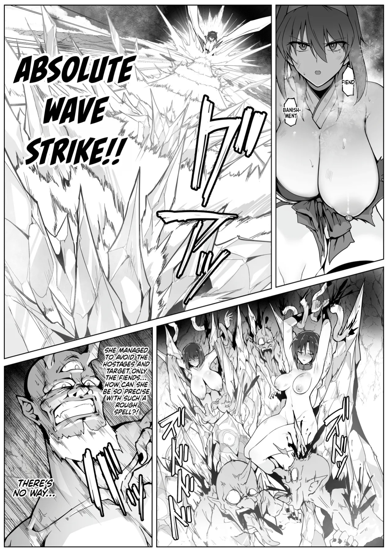 [Hokkebain! (Halcon)] Hama no Miko Ingoku ni Otsu | Exorcist Maidens: The Fall to Lustful Hell [Shiromaru]