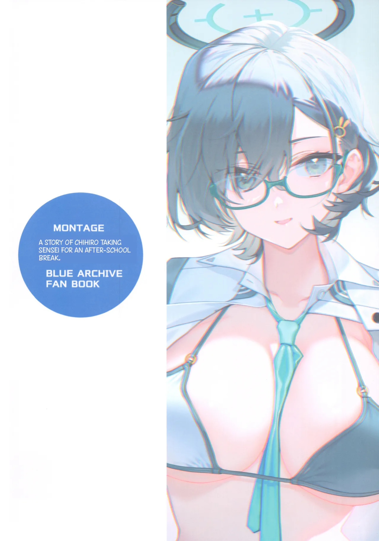 (C105) [Montage (Takato Suzunosuke)] Chihiro ga Sensei wo, Houkago no Gokyu-kei ni Turekomu Hanasi. | A Story of Chihiro Taking Sensei for an After-School Break. (Blue Archive)