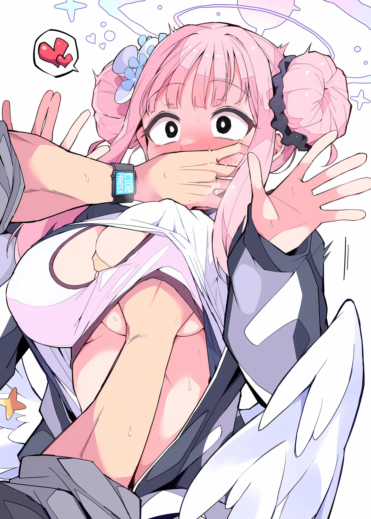 (C102) [Miracleburn (Himiya Zyo-zu)] Mika, Keep it Down (Blue Archive)