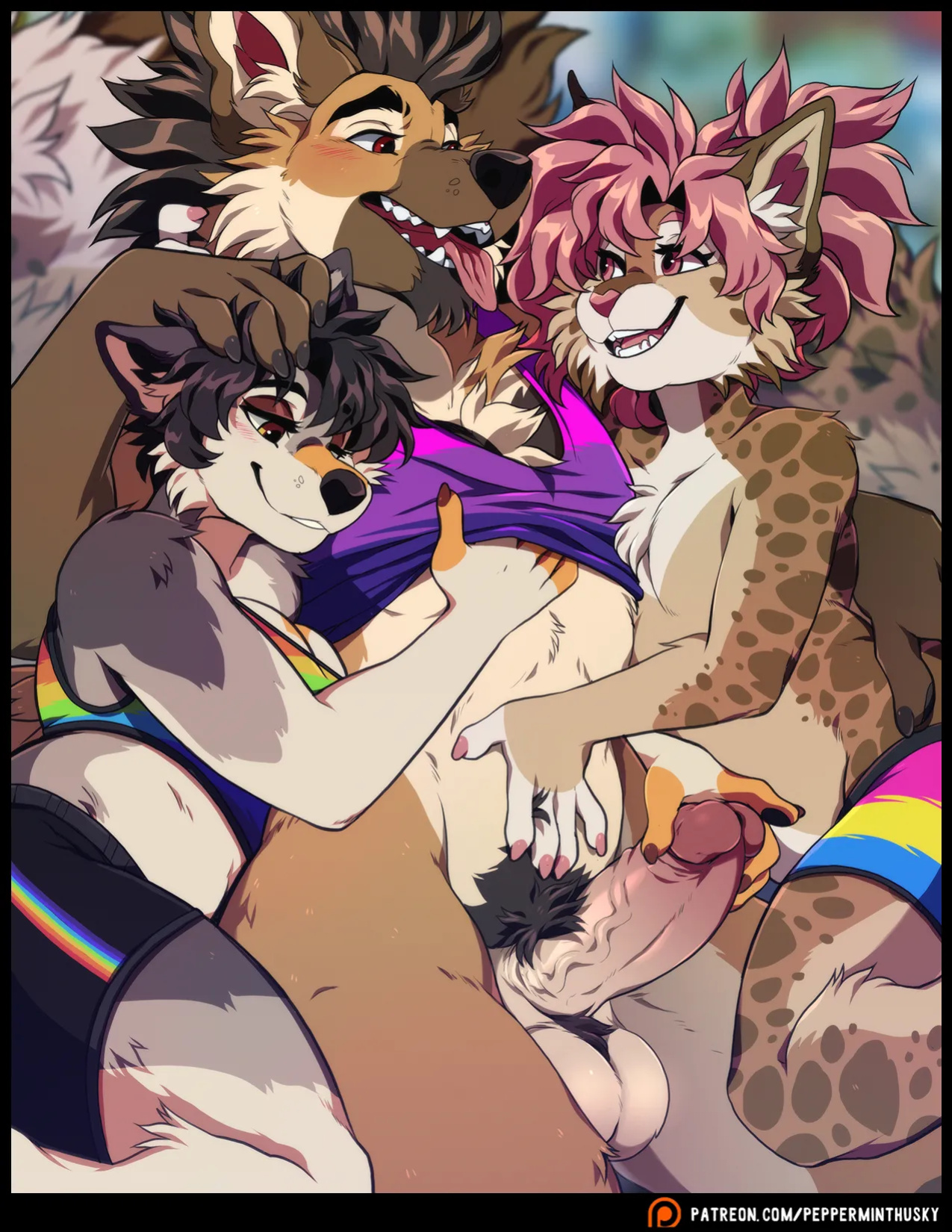 [PeppermintHusky (Roanoak/Ace)] Pride 2024 + Belly Rubs