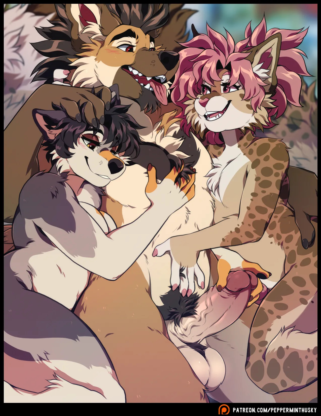 [PeppermintHusky (Roanoak/Ace)] Pride 2024 + Belly Rubs
