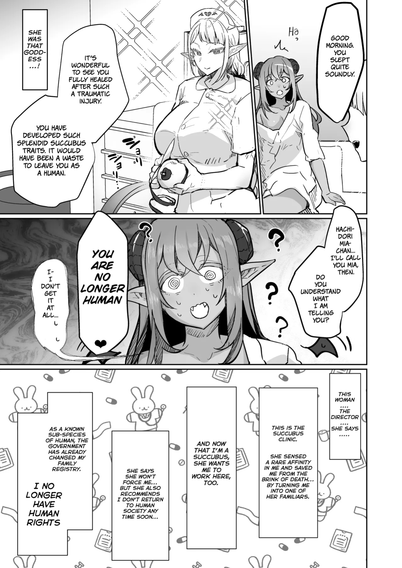 [Aburanabeshiki (puru)] Futanari Chiryou Succubus Clinic Zero ~Succubus Kenshuu Choukyou Hen~