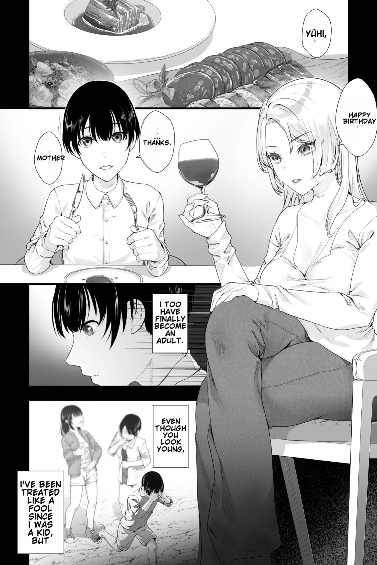 [Ginshio Honpo (Ginen)] Gaikoku no Haha ~Ginpatsu Bakunyū no Haha ni Shibo Sei Fudeoroshi Sa Reru Mikkakan~