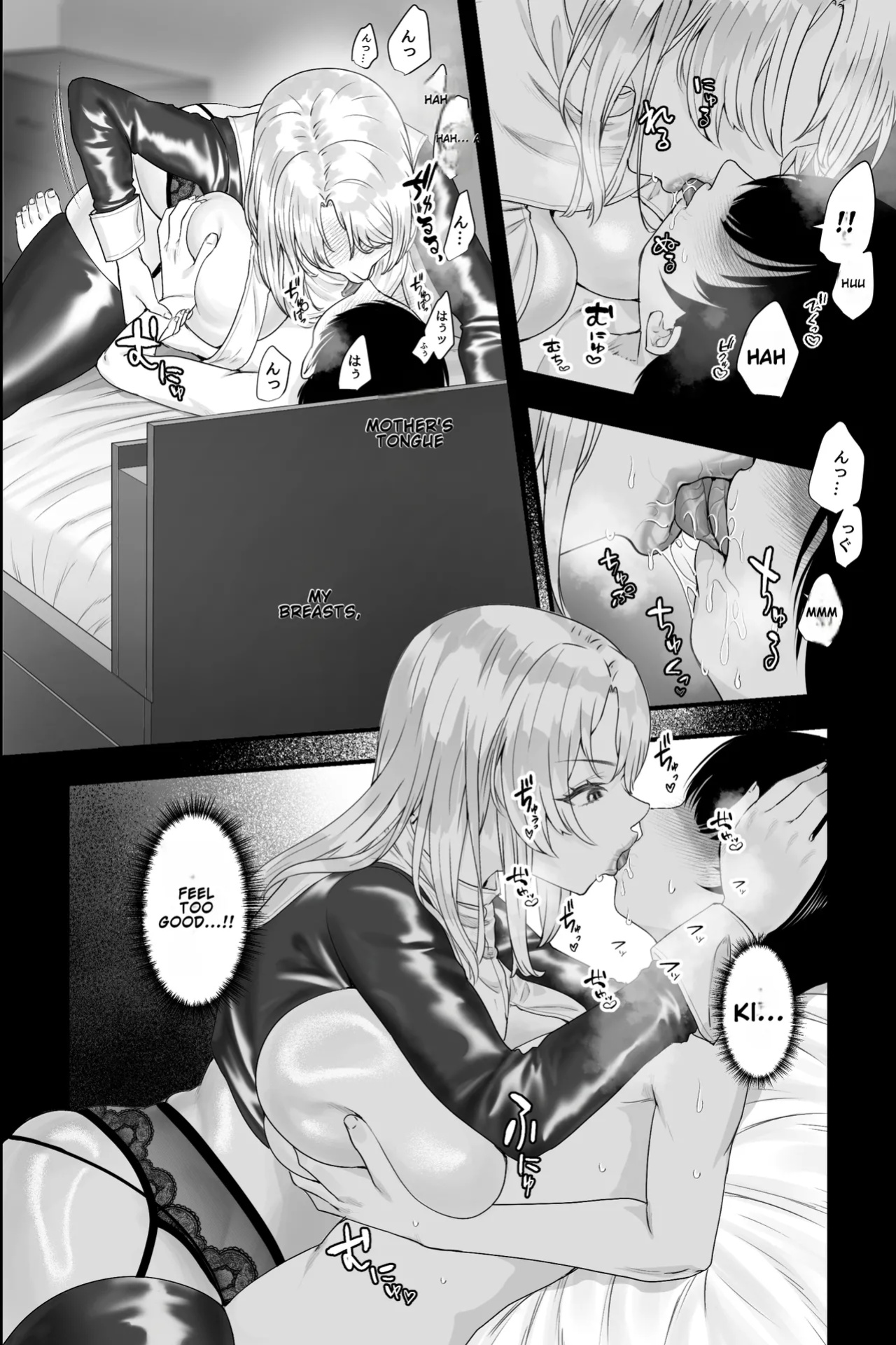 [Ginshio Honpo (Ginen)] Gaikoku no Haha ~Ginpatsu Bakunyū no Haha ni Shibo Sei Fudeoroshi Sa Reru Mikkakan~