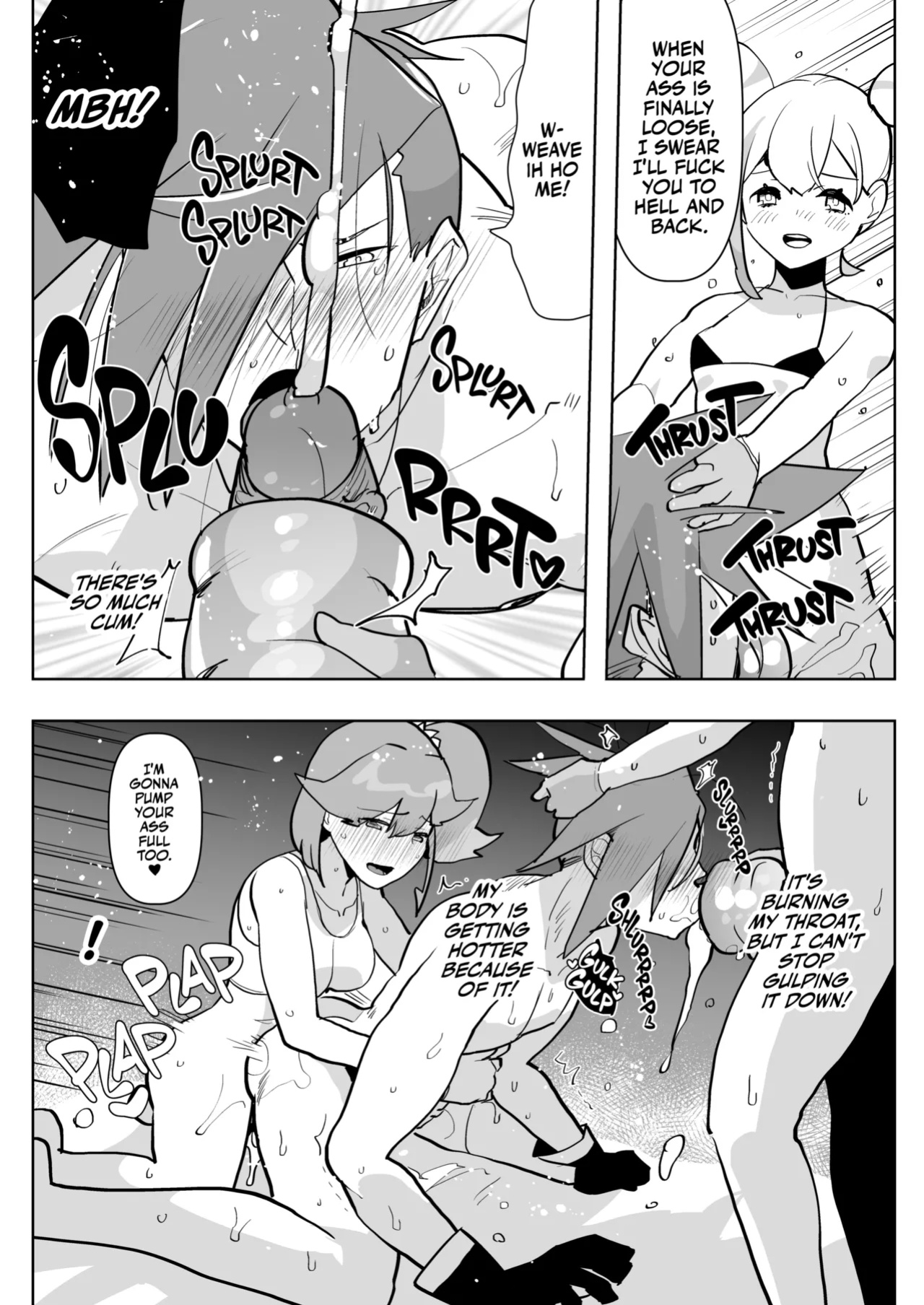 [Aimaitei (Aimaitei Umami)] Futanari x Otoko no Hon | Futa Extinguisher (Promare)