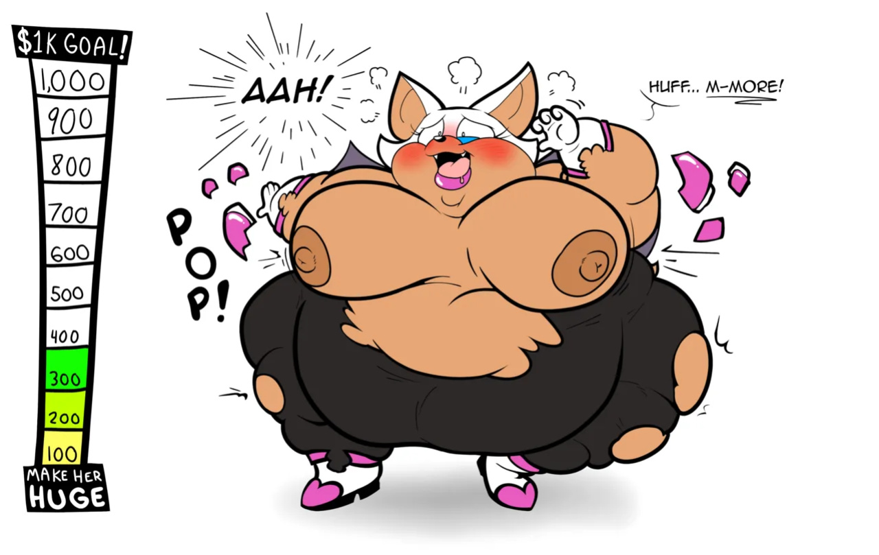 [Floofyboyetime] Rouge the Bat Weight Gain Drive!