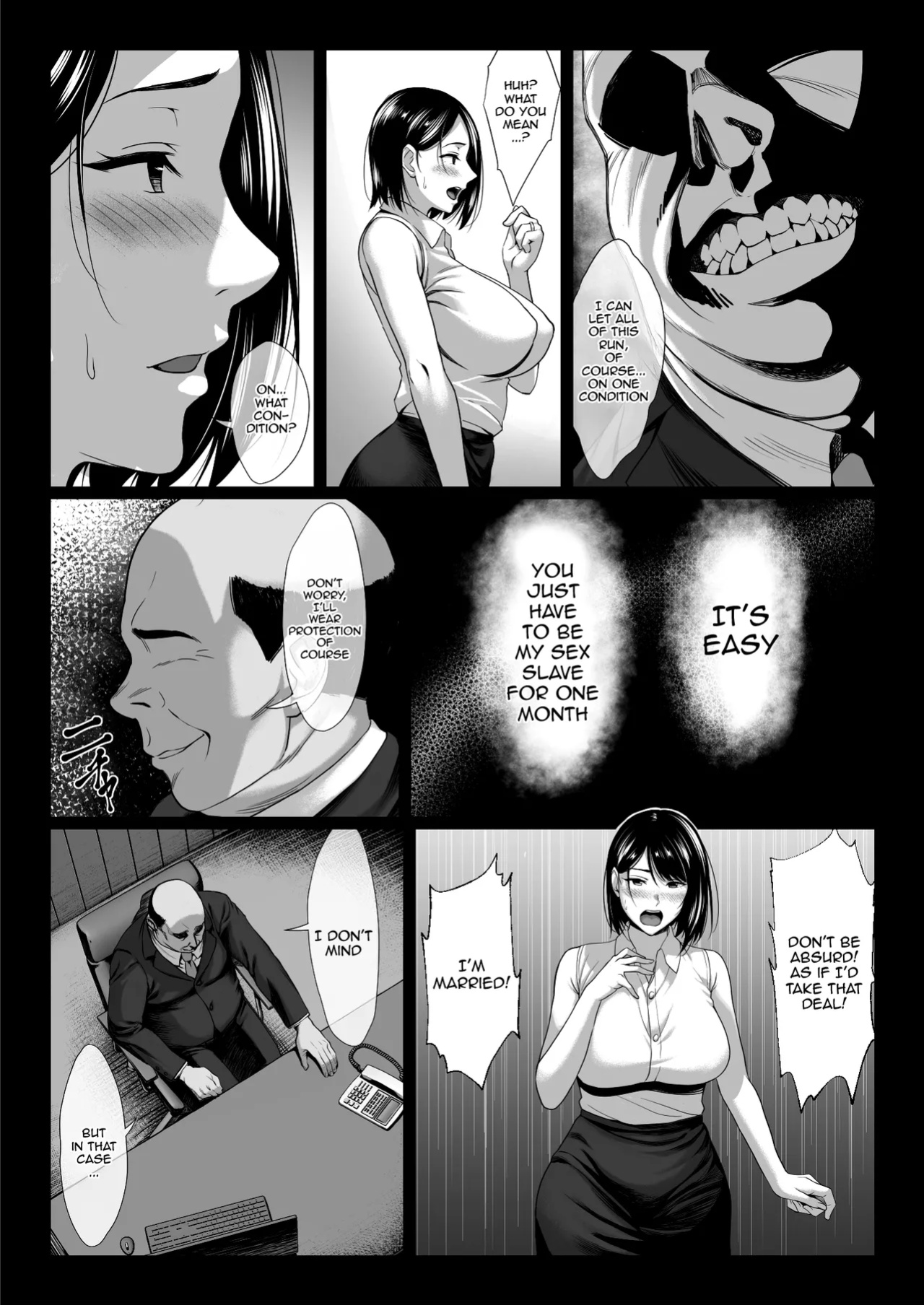 [Chinpan-bu (Chinpan)] Ossan Kirai no Hitozuma Kyoushi ga Nikubenki ni Ochiru Hanashi | Story About an Old Man Hating Married Teacher Falling Into Being a Meat Toilet