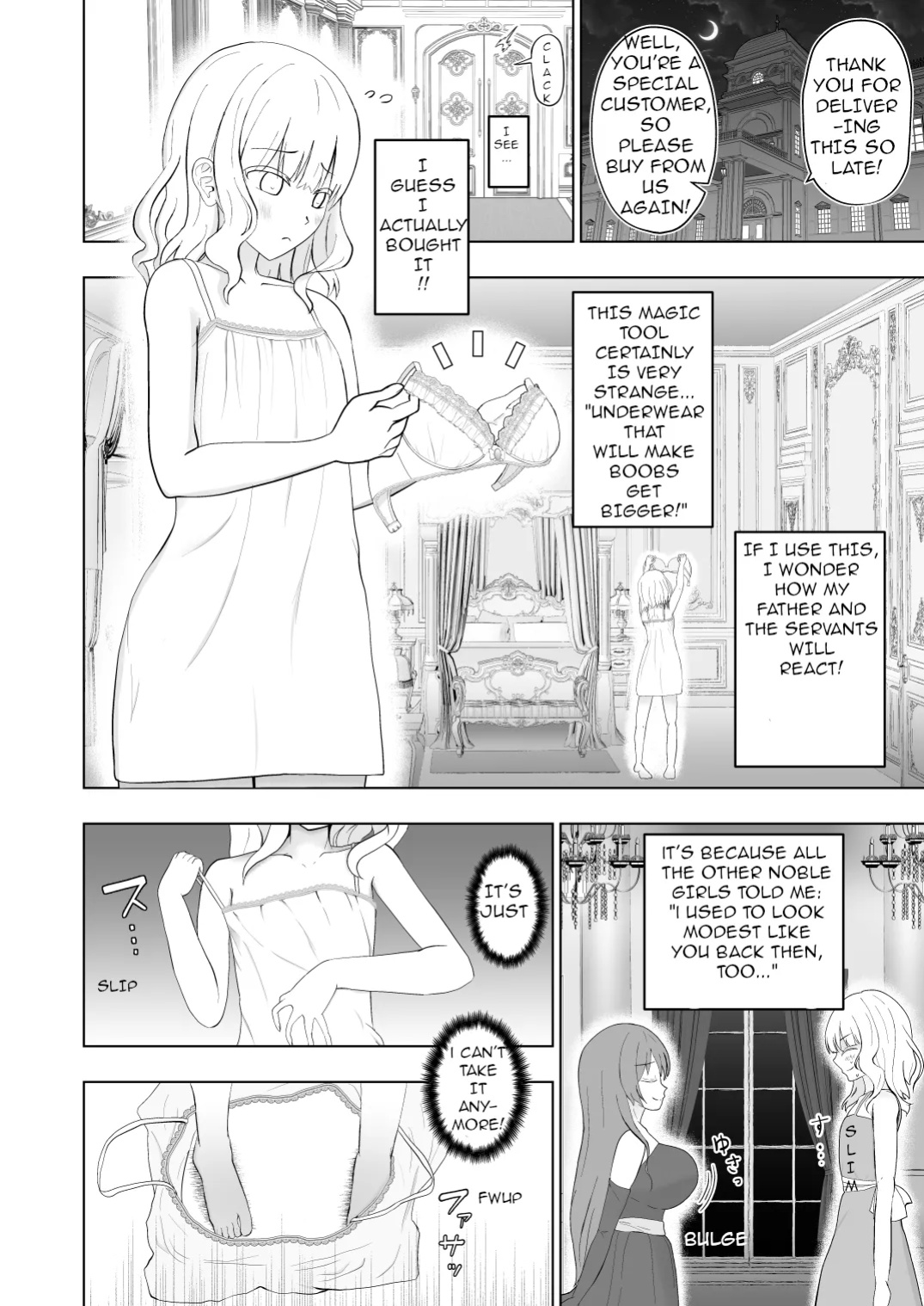 The Fate of a Noble Girl that Buys a "Bust-Up" Bra. [bewbs666]
