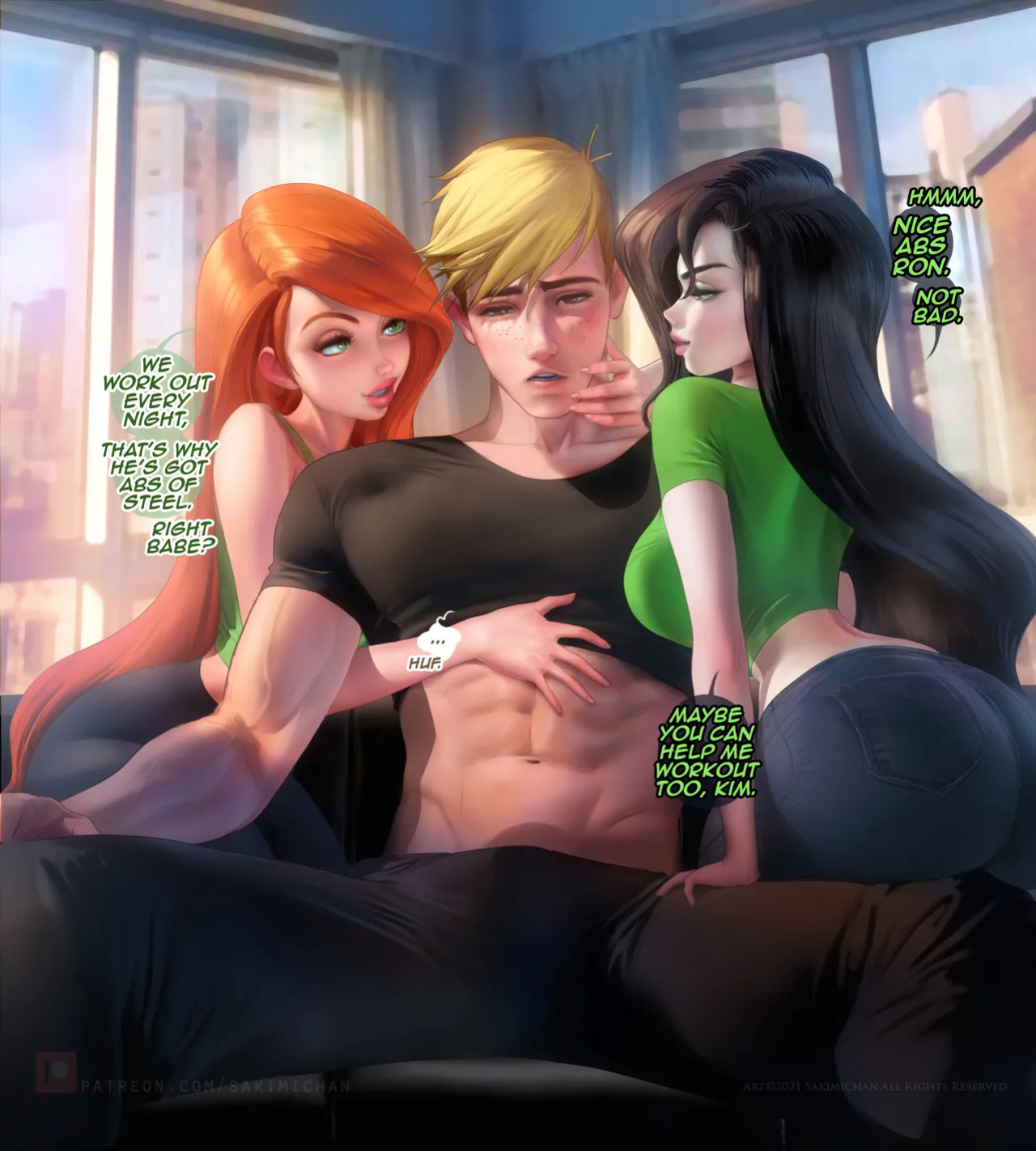 [Sakimichan] Distracted Girlfriend (Kim Possible)