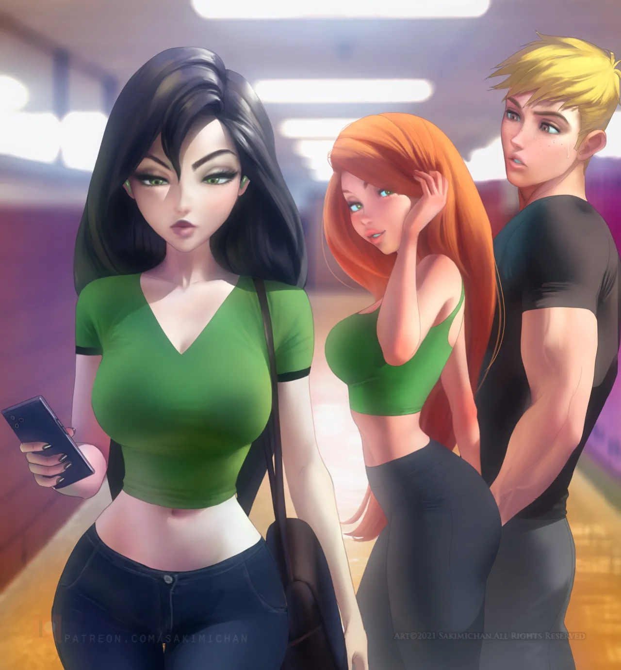 [Sakimichan] Distracted Girlfriend (Kim Possible)