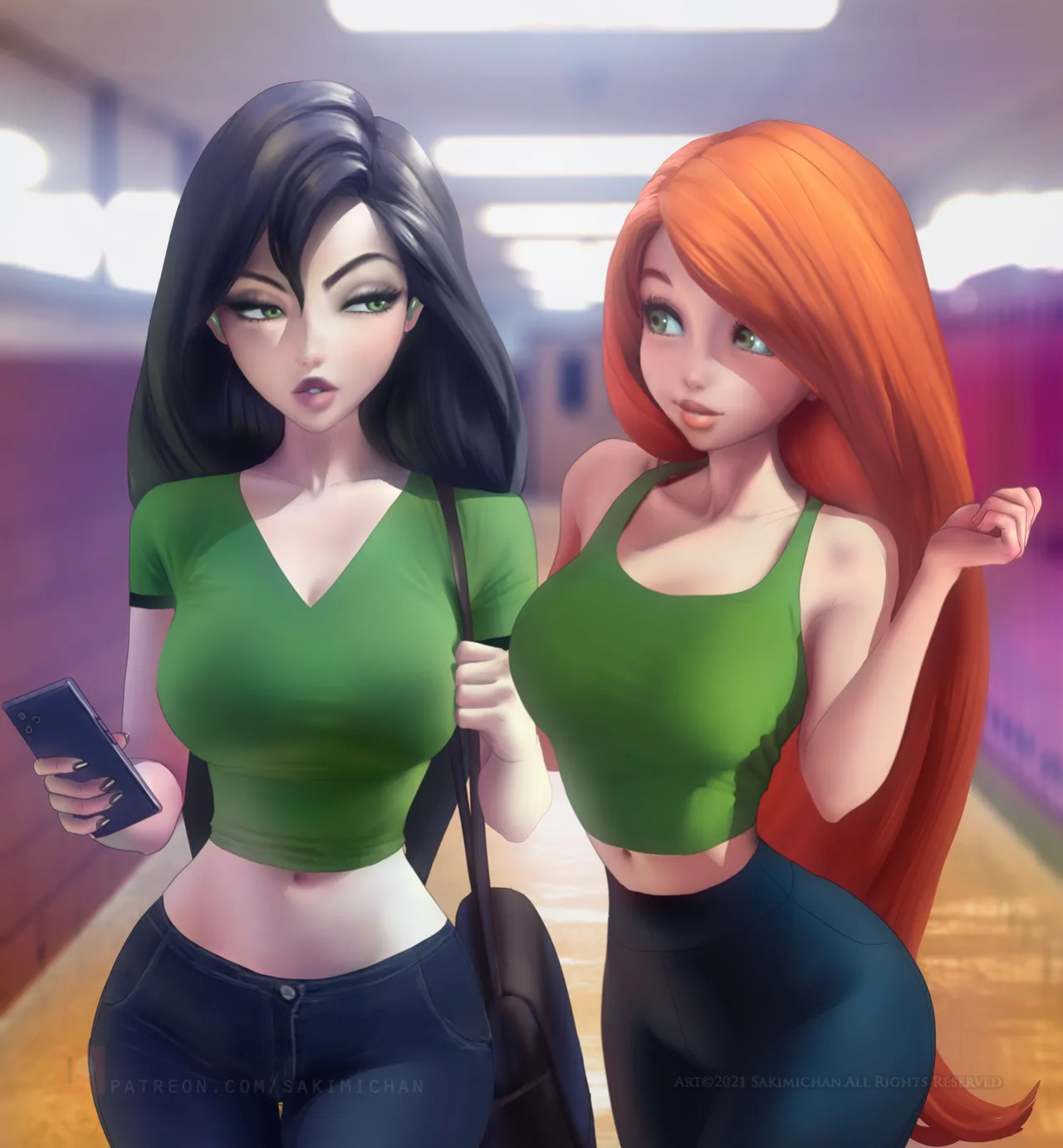 [Sakimichan] Distracted Girlfriend (Kim Possible)