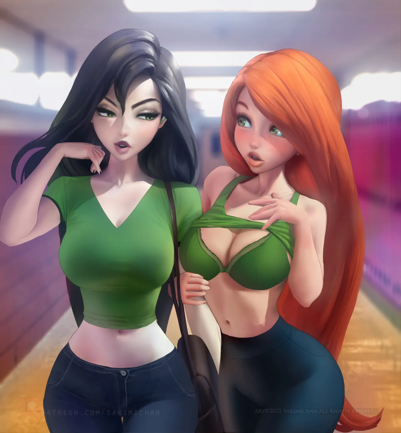 [Sakimichan] Distracted Girlfriend (Kim Possible)