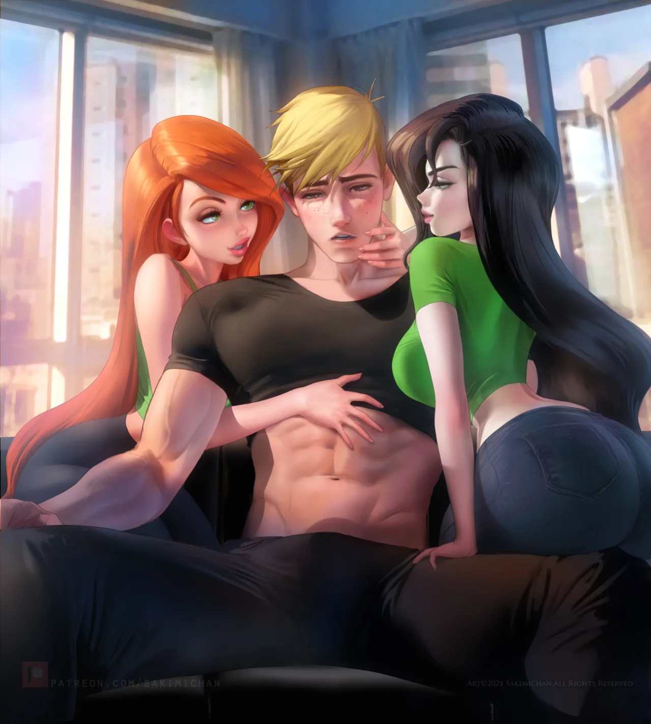[Sakimichan] Distracted Girlfriend (Kim Possible)