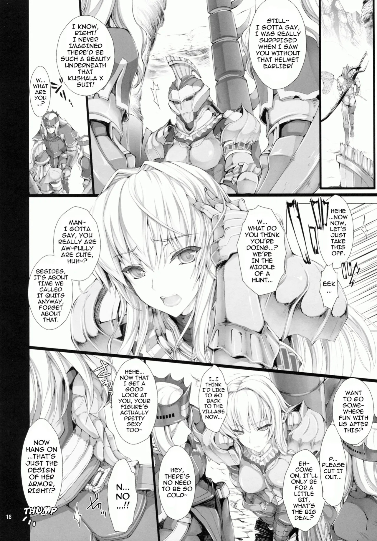 (C78) [UDON-YA (Kizuki Aruchu, ZAN)] MonHun no Erohon 9 (Monster Hunter)