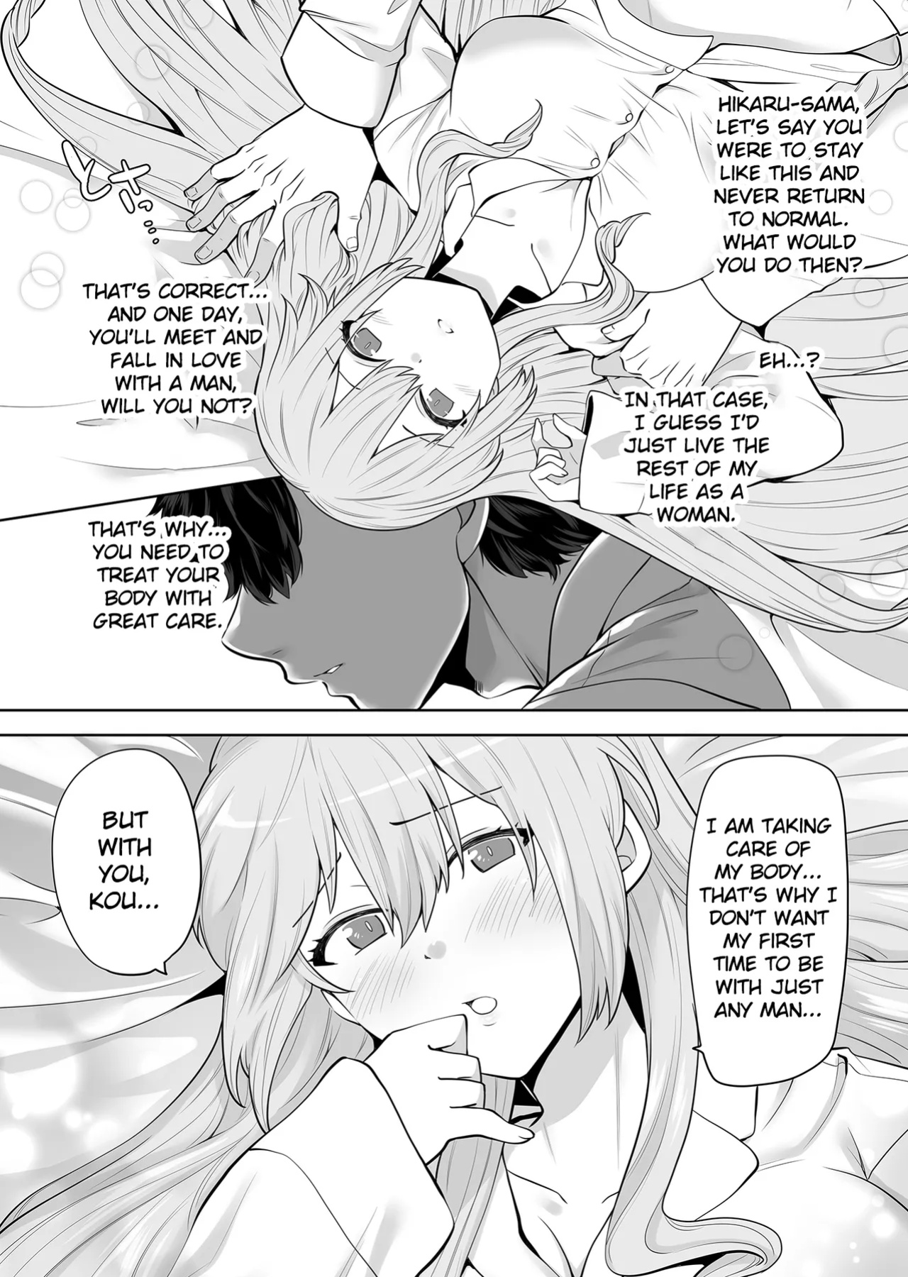 [Nanaten Manten (knsk)] TS Ojou-sama wa Shitsuji ni Osowaretai [TheFrogManScans]