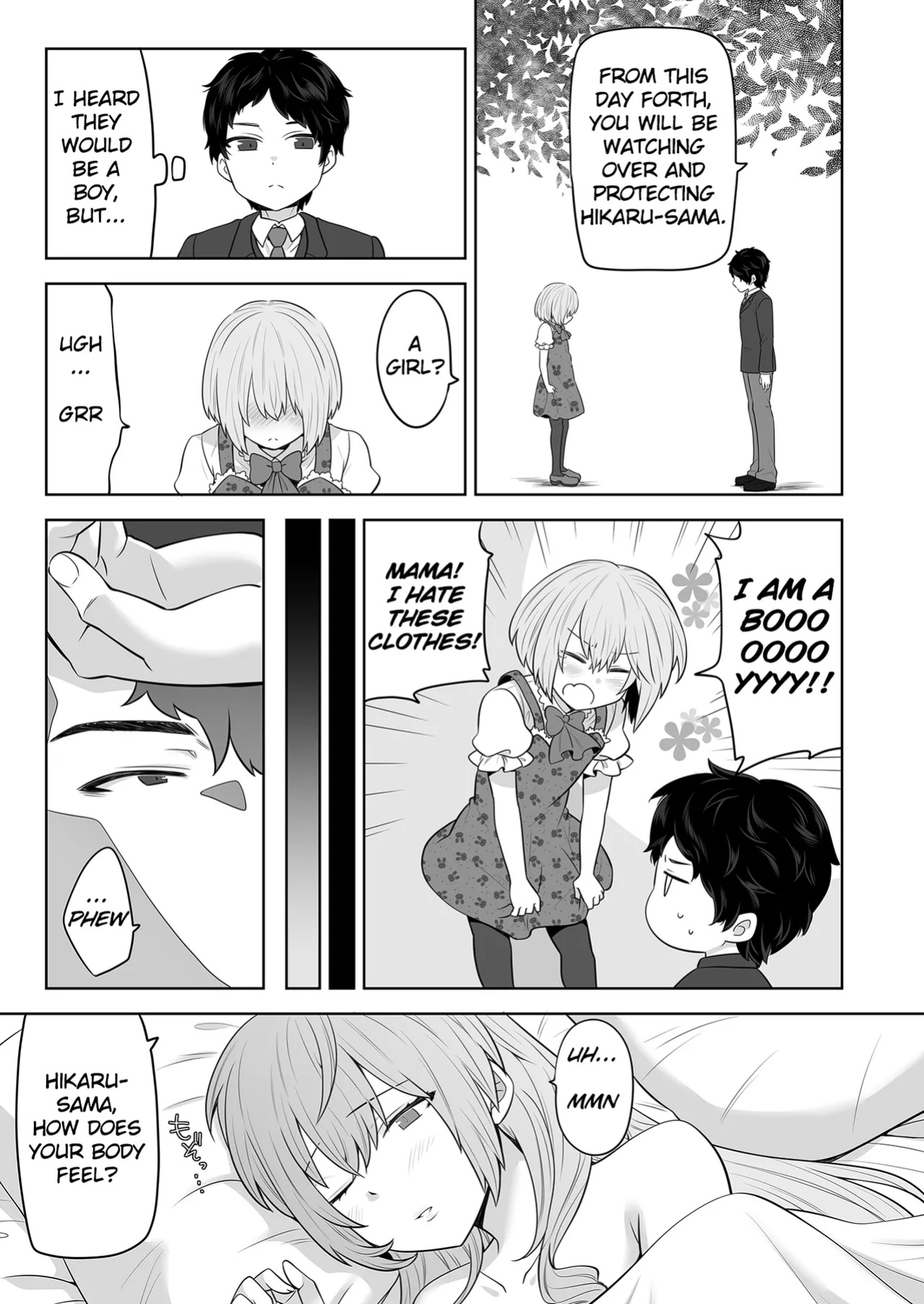 [Nanaten Manten (knsk)] TS Ojou-sama wa Shitsuji ni Osowaretai [TheFrogManScans]