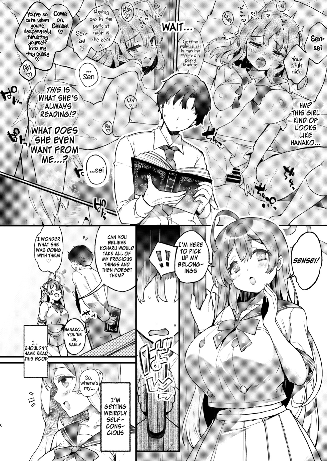 [mocha*2popcorn (Kibii Mocha)] Urawa Hanako no Ichiban Hazukashii Koto | Urawa Hanako's most embarrassing thing (Blue Archive) [SDF]