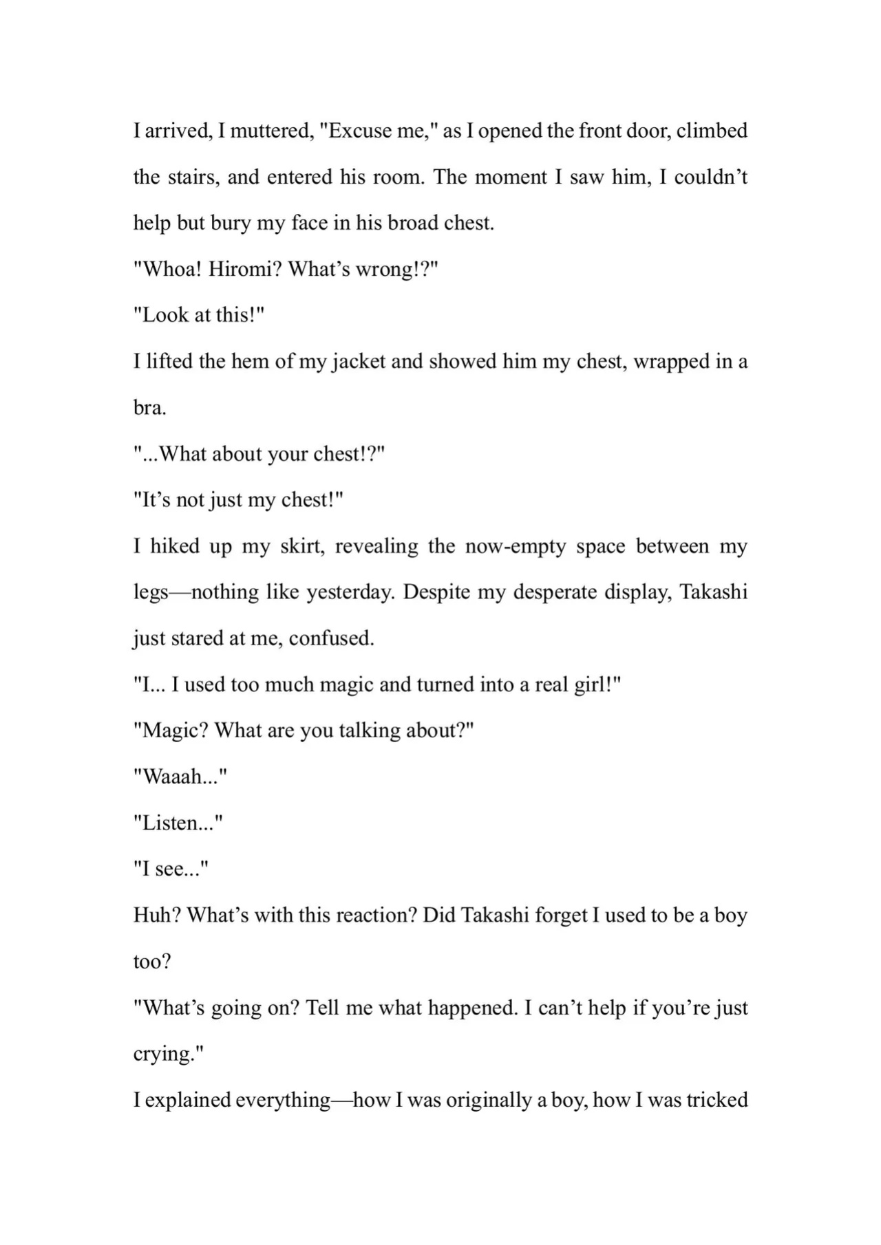 [TSF no F (F, Yotsuba Chika)] TS Mahou Shoujo Hiromi