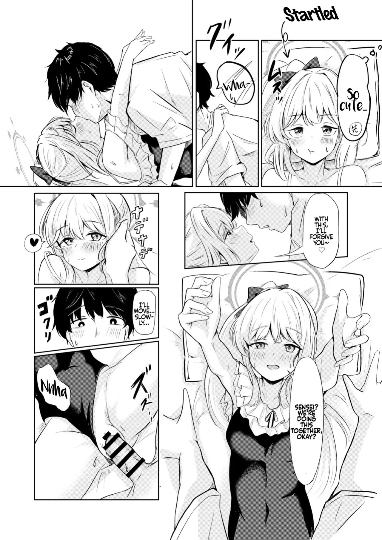 [For Us (Yonjiri)] Usagi no Senobi || A Rabbit's Growth (Blue Archive)